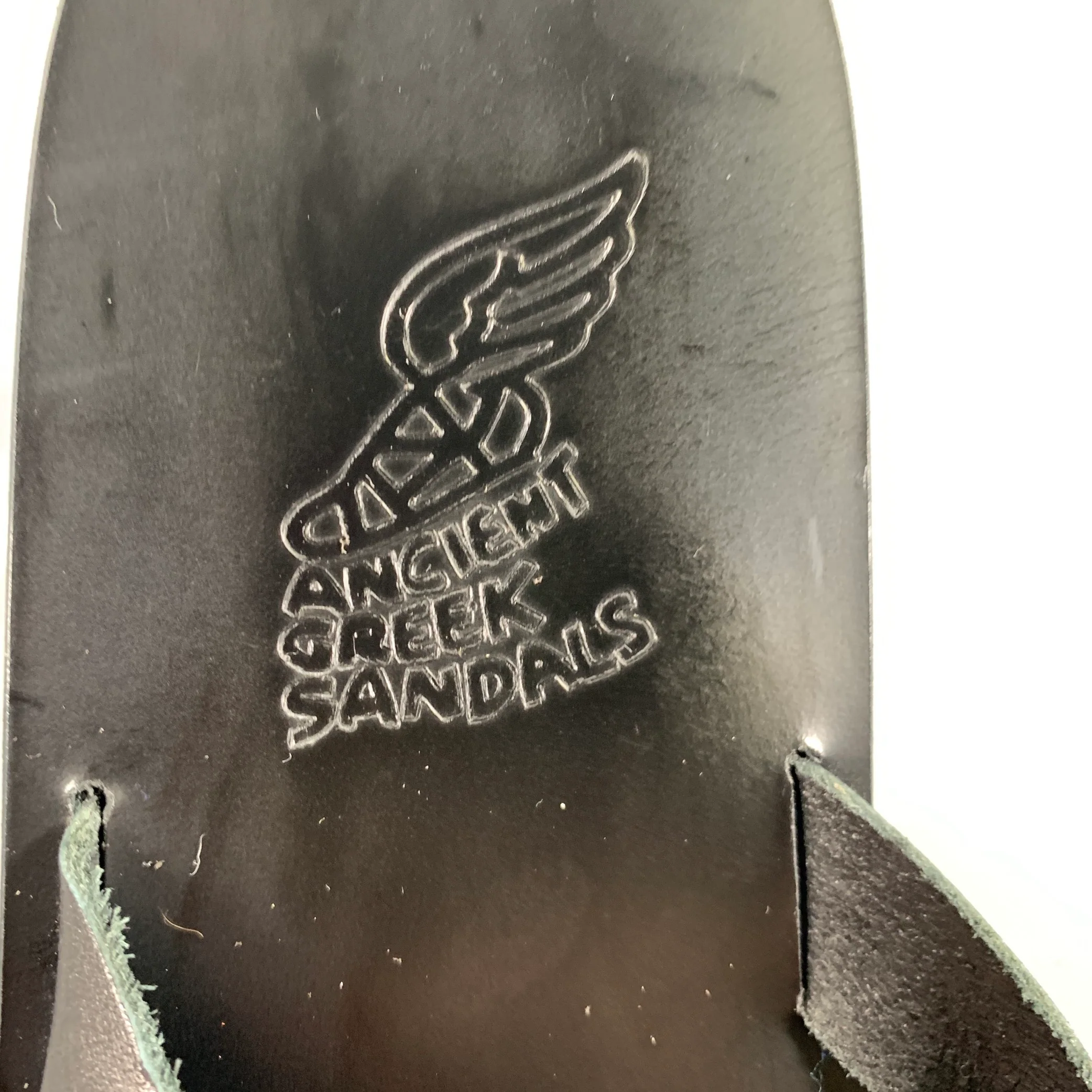 ANCIENT GREEK SANDALS Size 11 Black Solid Thong Sandals - Image 7