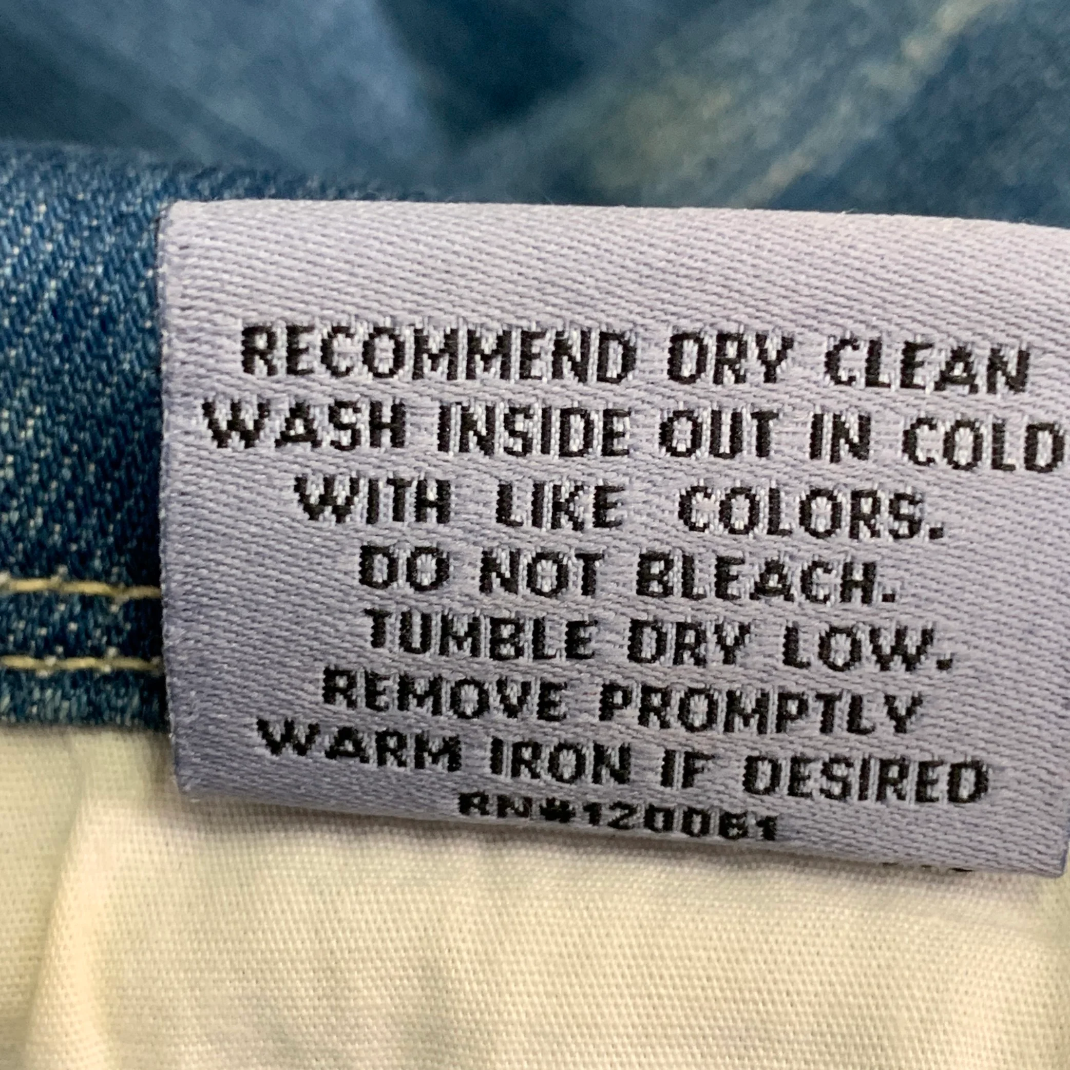 ARISTOCRAT Size 29 Blue Cotton Blend Washed Five Pockets Flared Jeans - Image 9