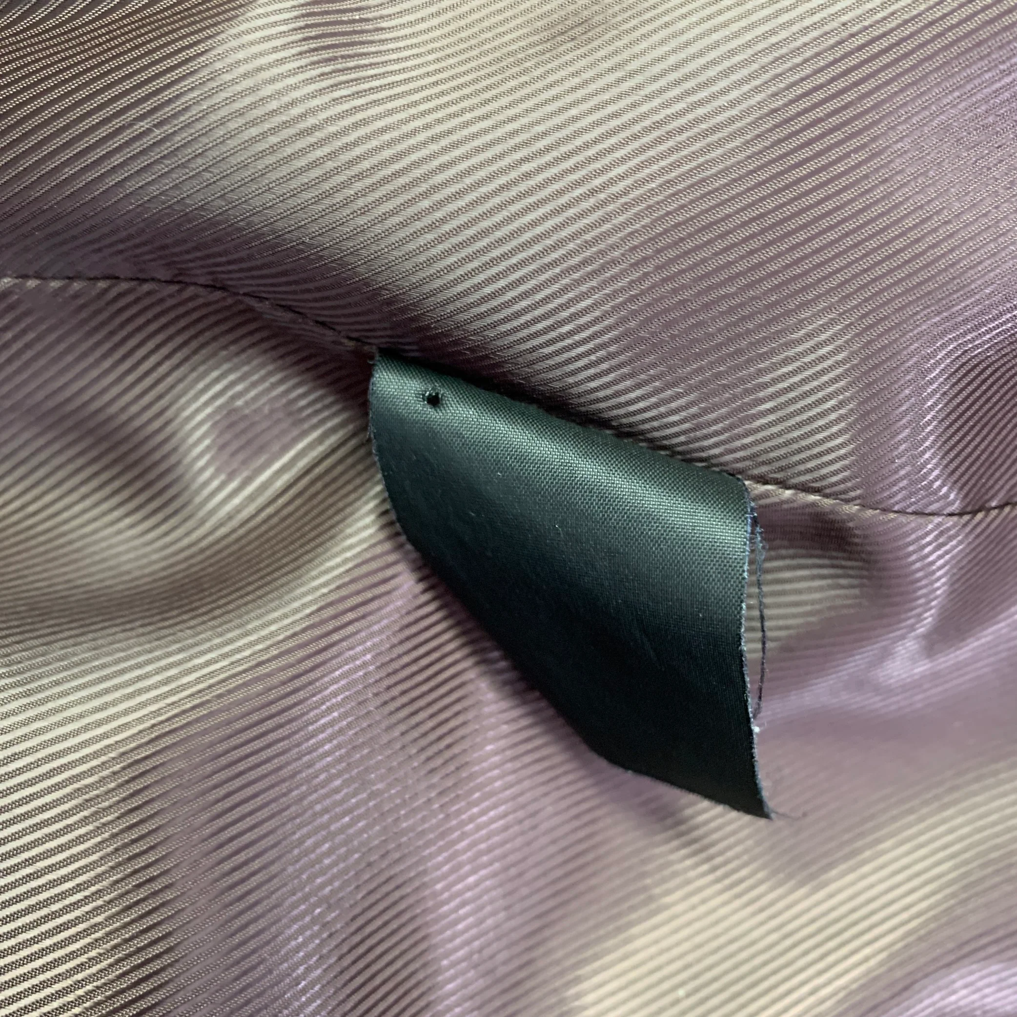 ARMANI COLLEZIONI Size 38 Regular Black Velvet Cotton Sport Coat - Image 9