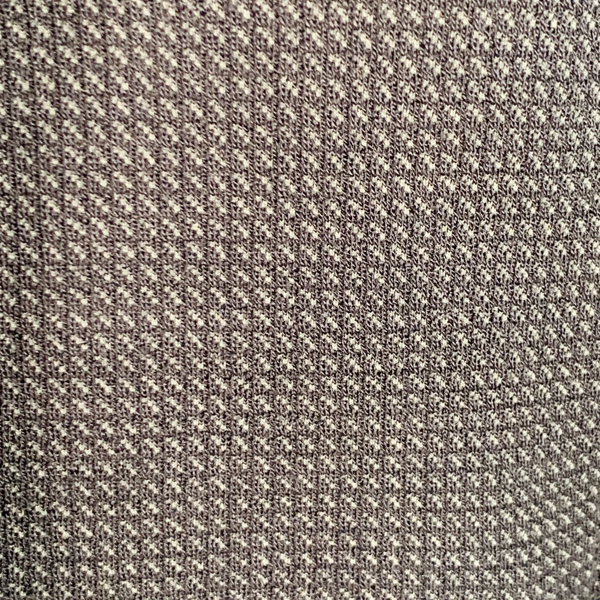 ARMANI COLLEZIONI Size 40 Black Navy Textured Wool Blend Sport Coat - Image 2