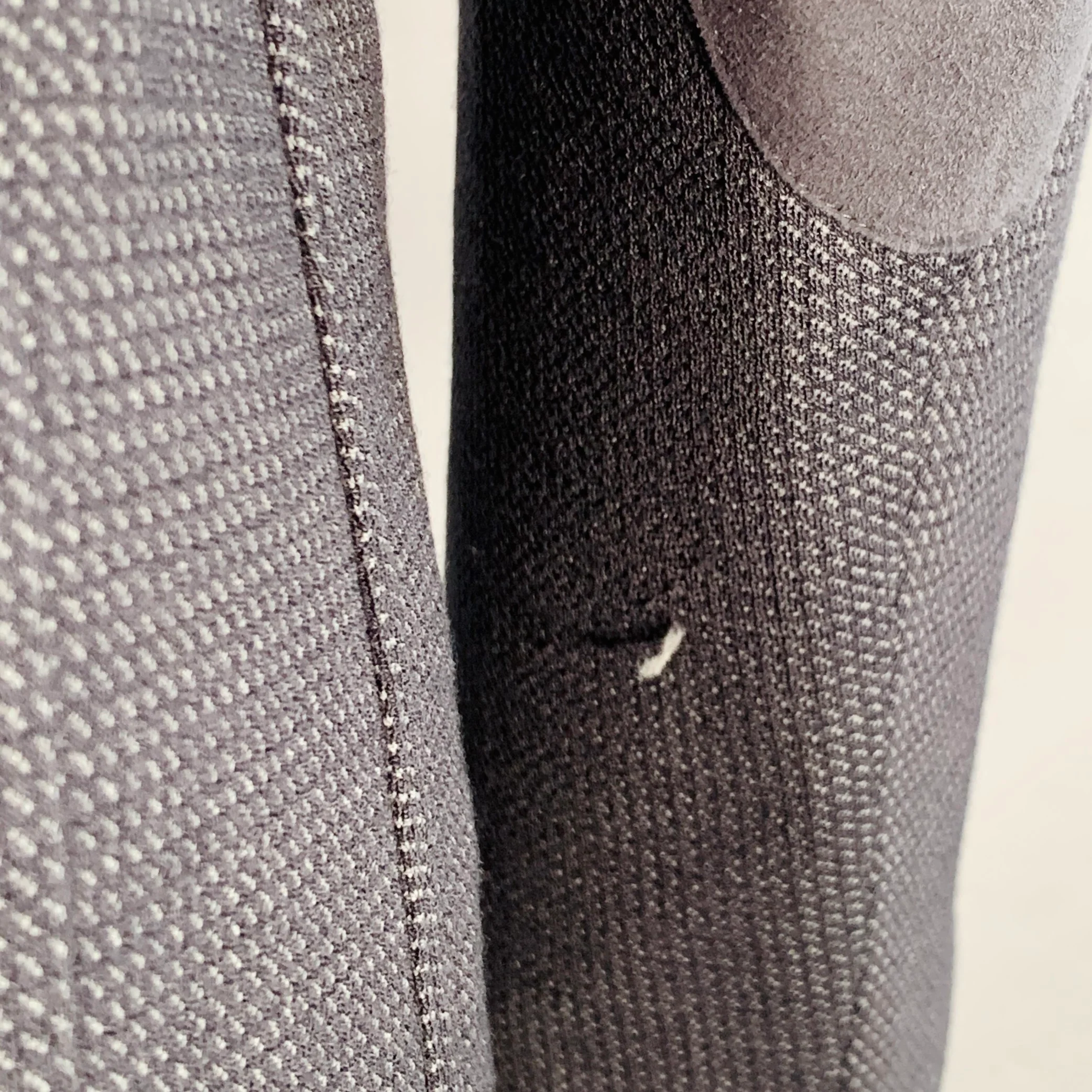 ARMANI COLLEZIONI Size 40 Black Navy Textured Wool Blend Sport Coat - Image 6