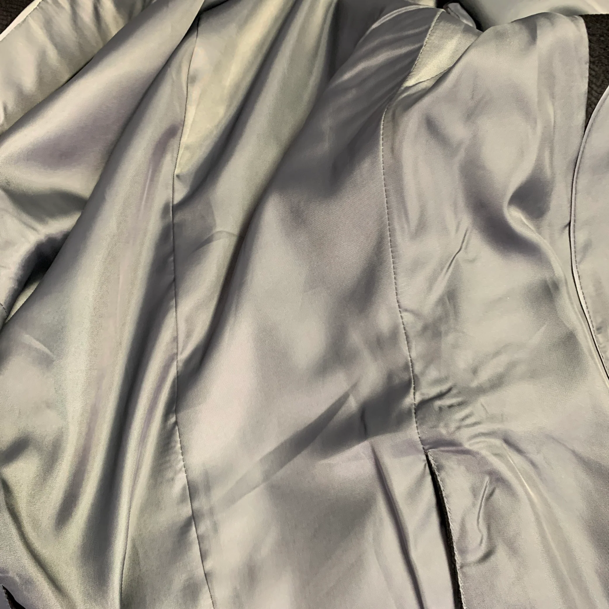 ARMANI COLLEZIONI Size 42 Black Herringbone Polyester Sport Coat - Image 10