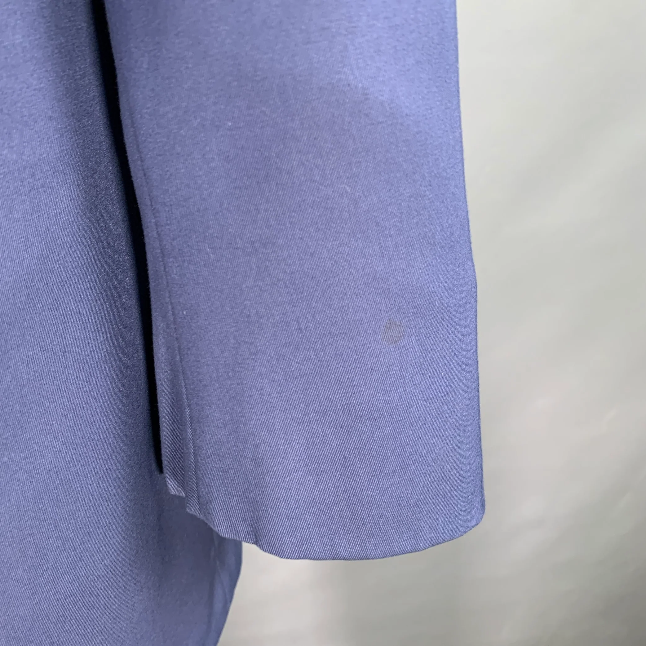 ASTOR & BLACK Size 44 Blue Contrast Stitch Single Breasted Notch Lapel Suit - Image 11