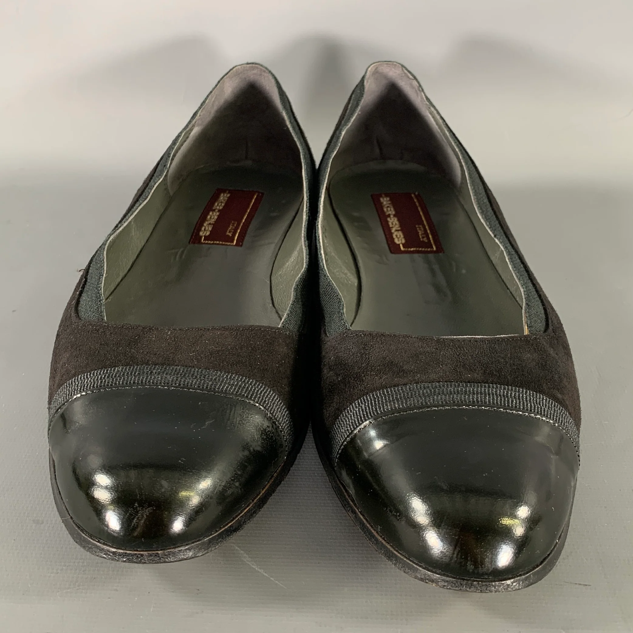 BAKER BENJES Size 9.5 Black Leather Ballet Loafers - Image 4