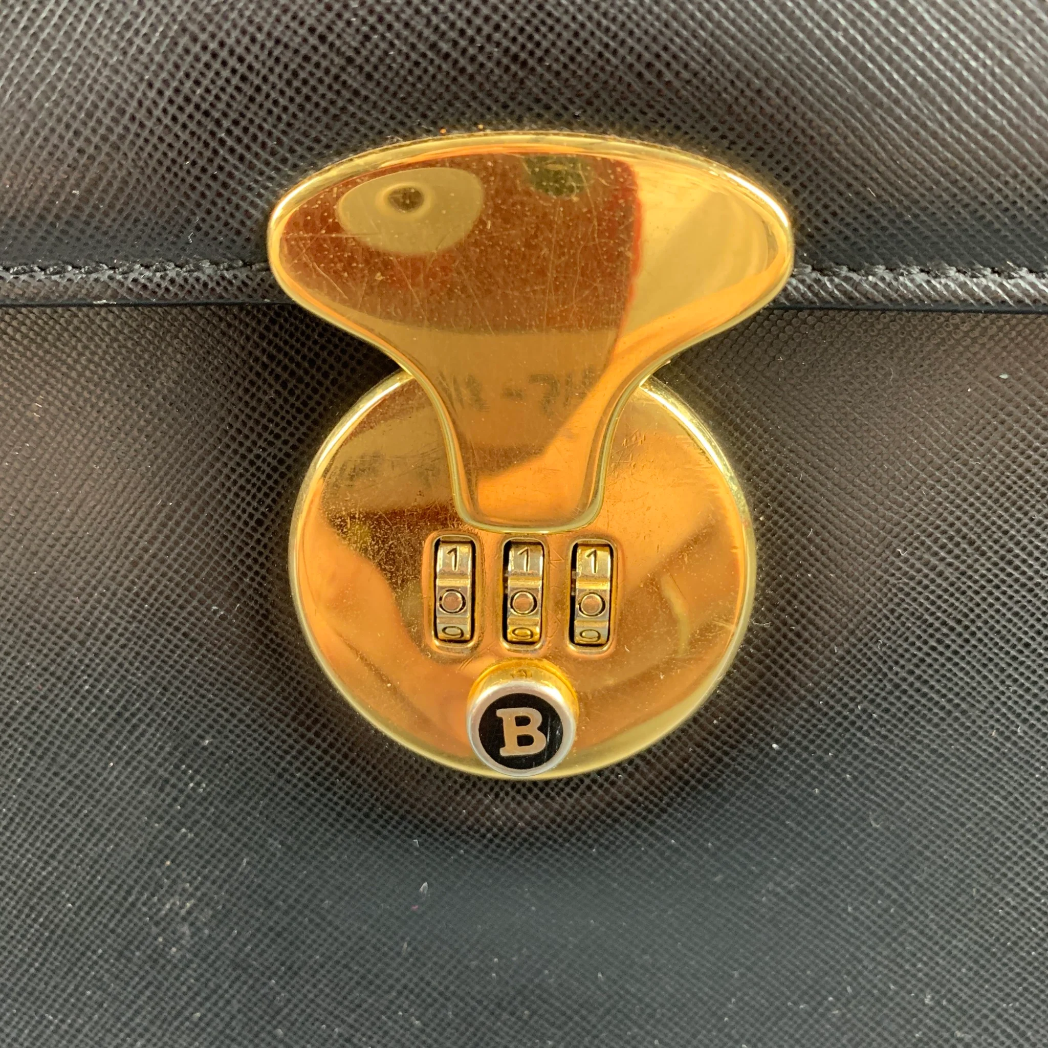 BALLY Black Leather Briefcase Bags - Image 5