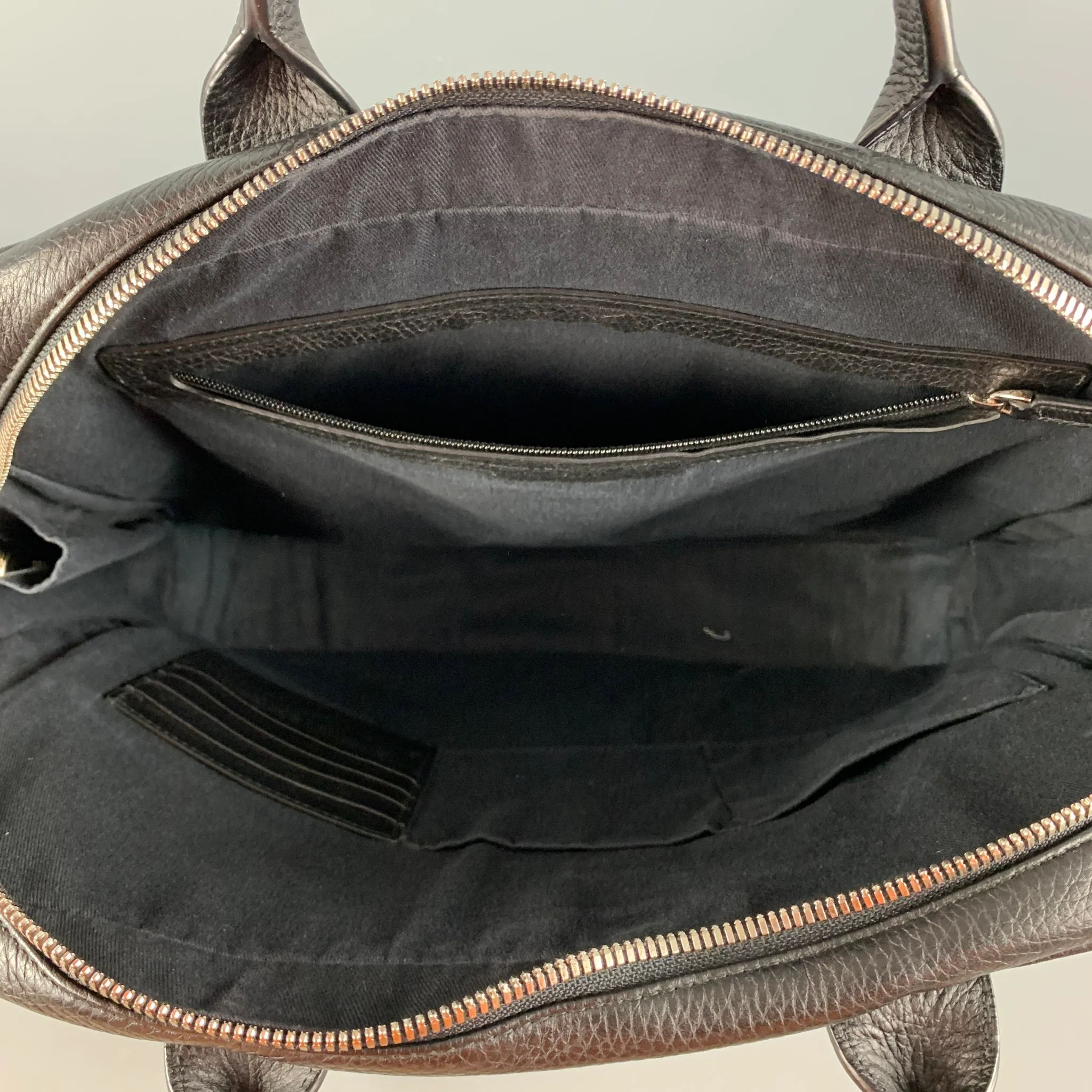 BALLY Black Leather Top Handles Shoulder Bag - Image 7