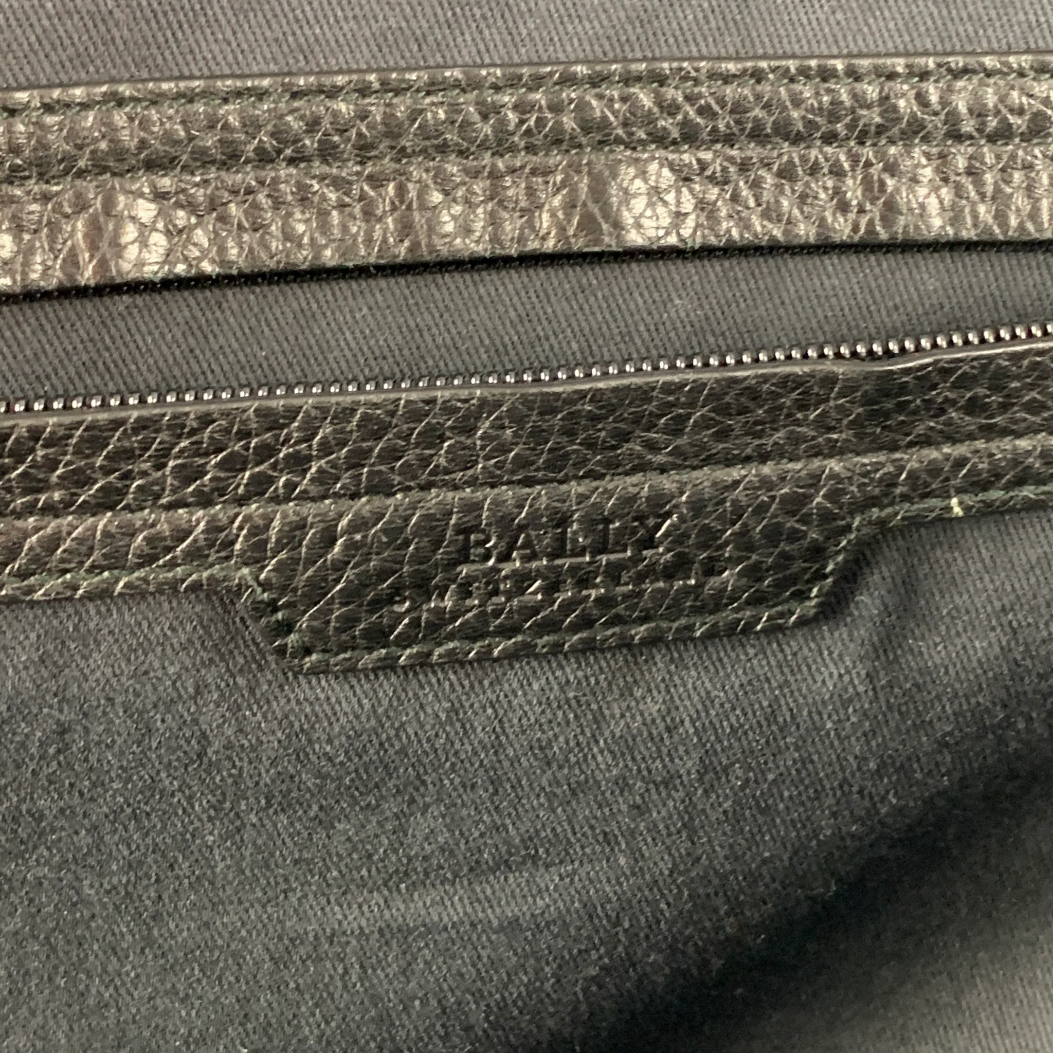 BALLY Black Leather Top Handles Shoulder Bag - Image 8