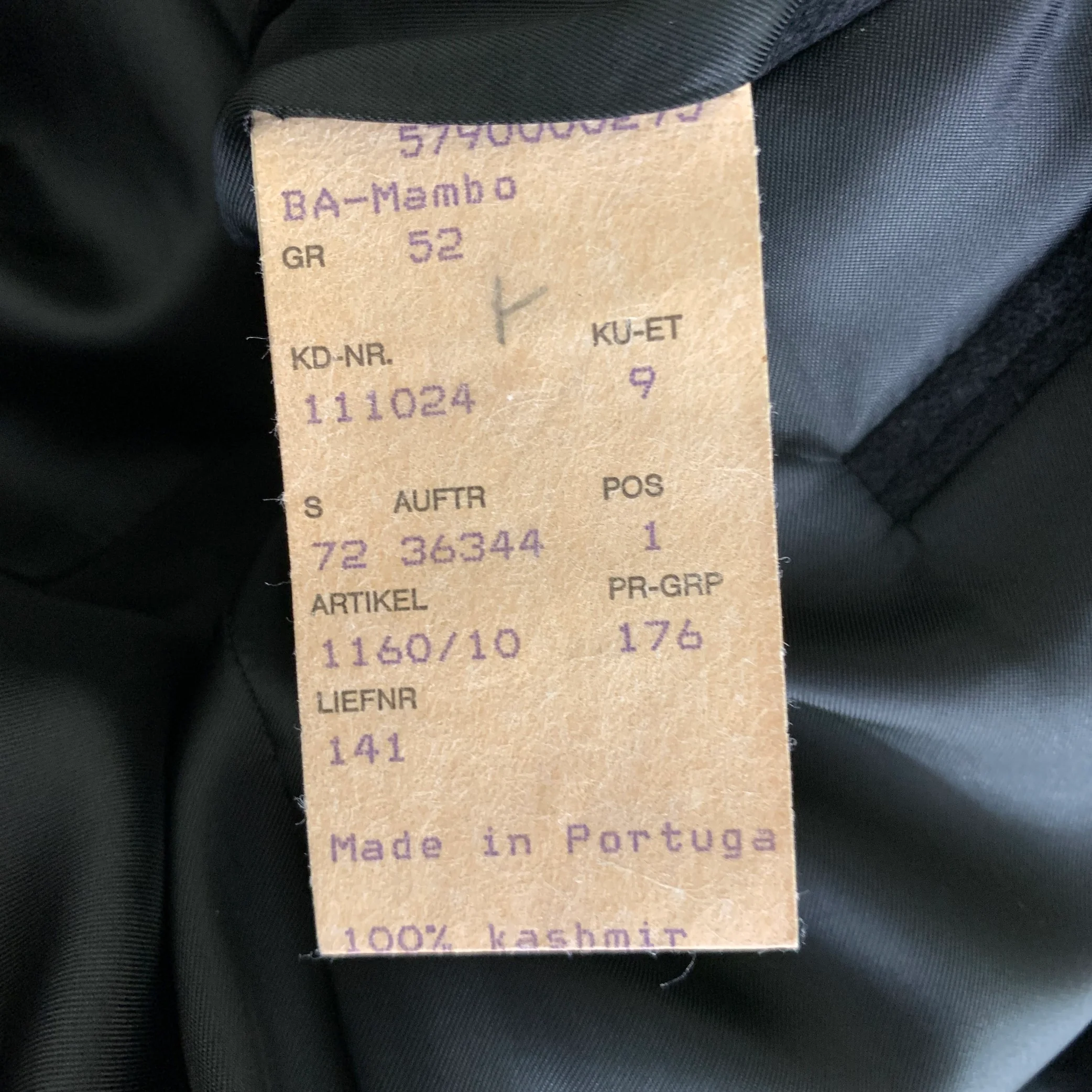 BALLY Chest Size 42 Black Textured Cashmere Notch Lapel Sport Coat - Image 6