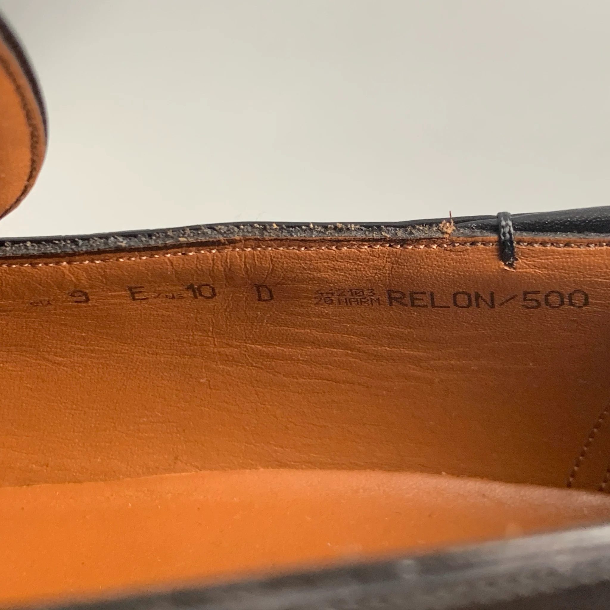 BALLY Size 10 Black Leather Penny Relon Loafers - Image 6