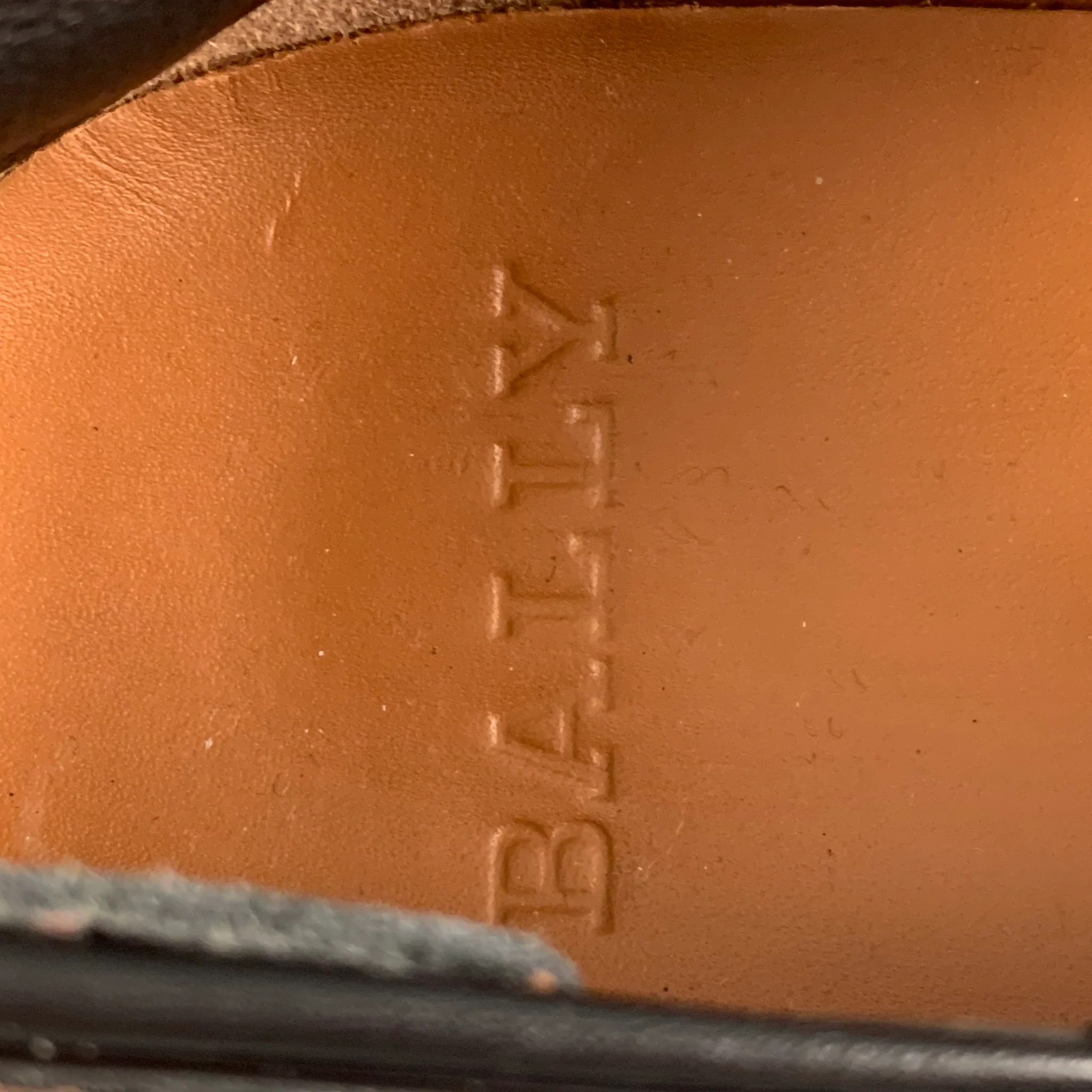 BALLY Size 10 Black Leather Penny Relon Loafers - Image 7