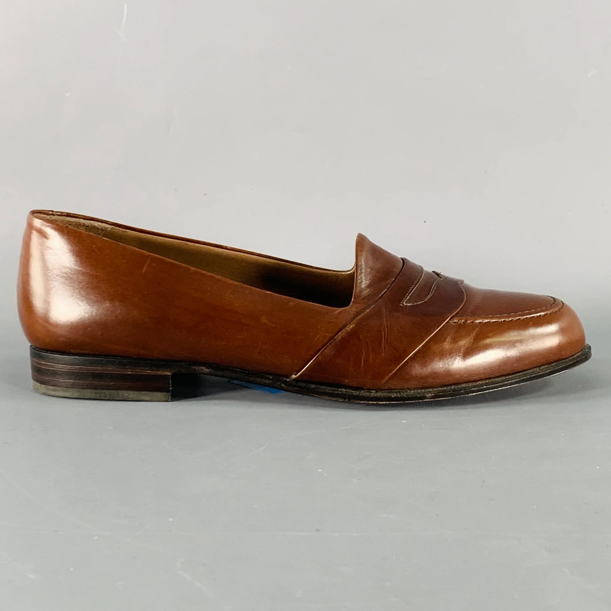 BALLY Size 8 Brown Penny Loafers - Image 2