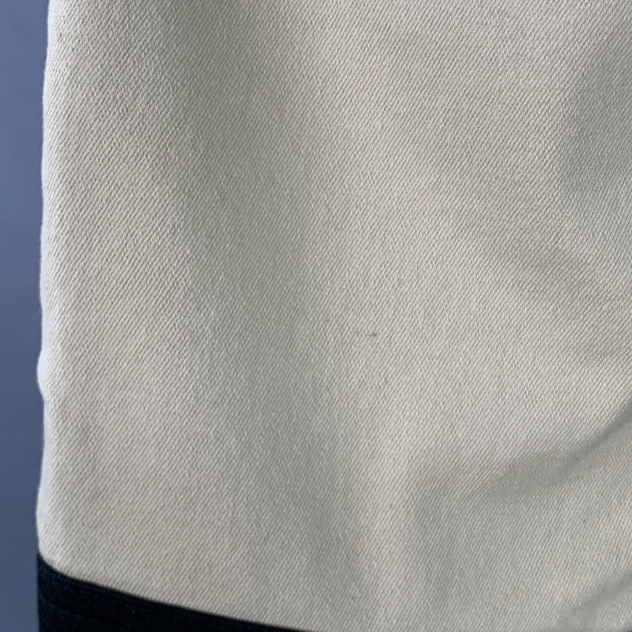 BALMAIN Size 28 Beige Black White Cotton Blend Skinny Biker Jeans - Image 5