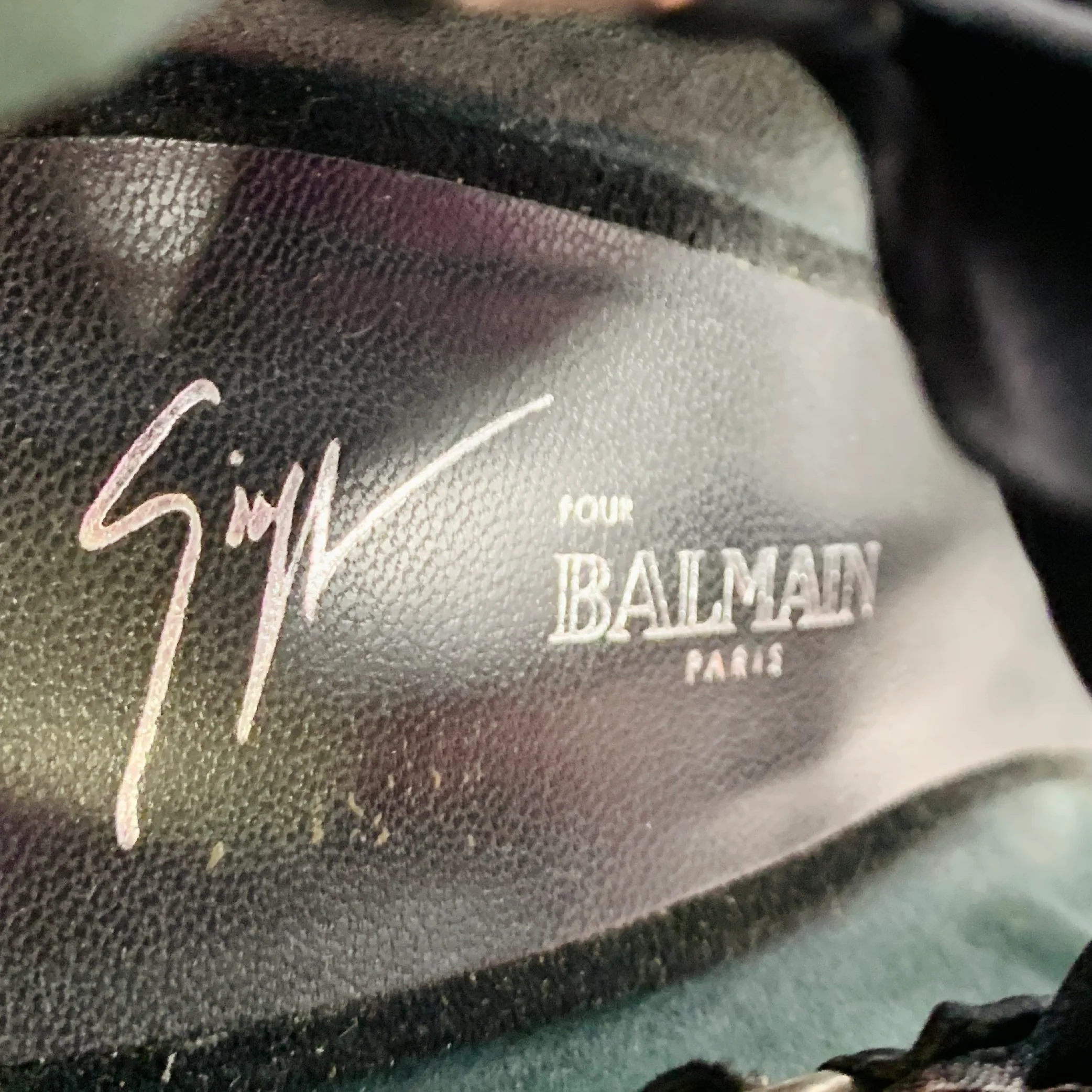 BALMAIN Size 8 Black Suede Bow Strappy Bow Sandals - Image 7