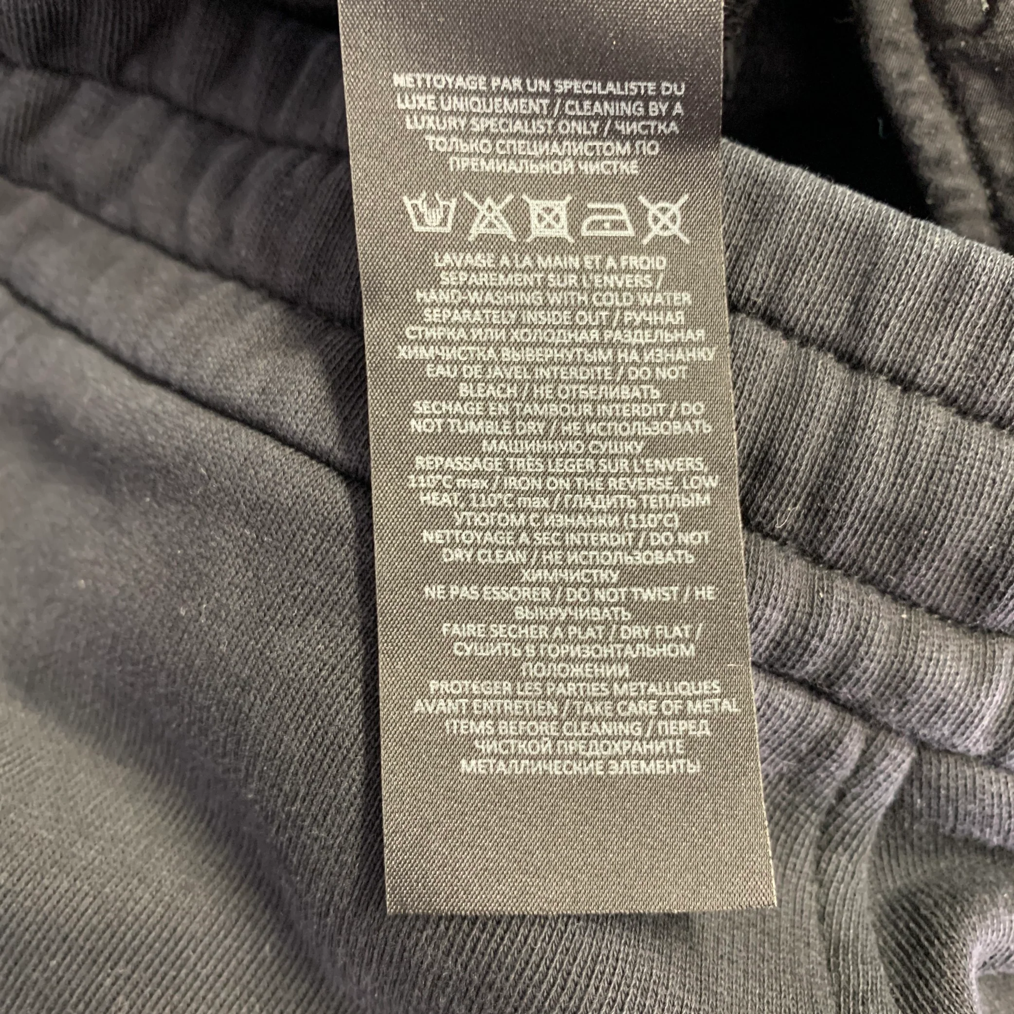 BALMAIN Size XL Black Cargo Zip Pockets Casual Pants - Image 7