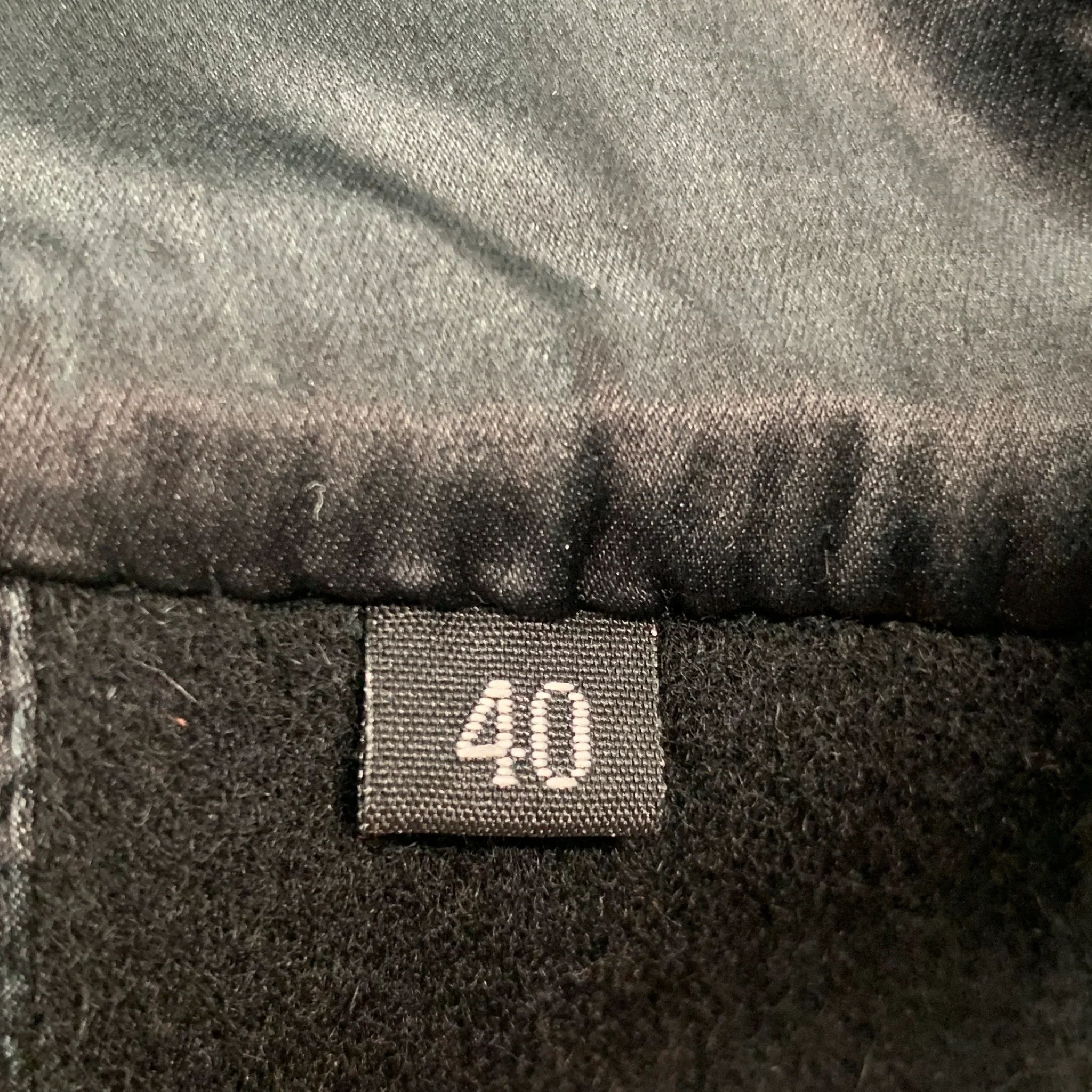 BARBARA BUI Size 8 Black Wool Cashmere Leather Zip Up Mini Skirt - Image 5