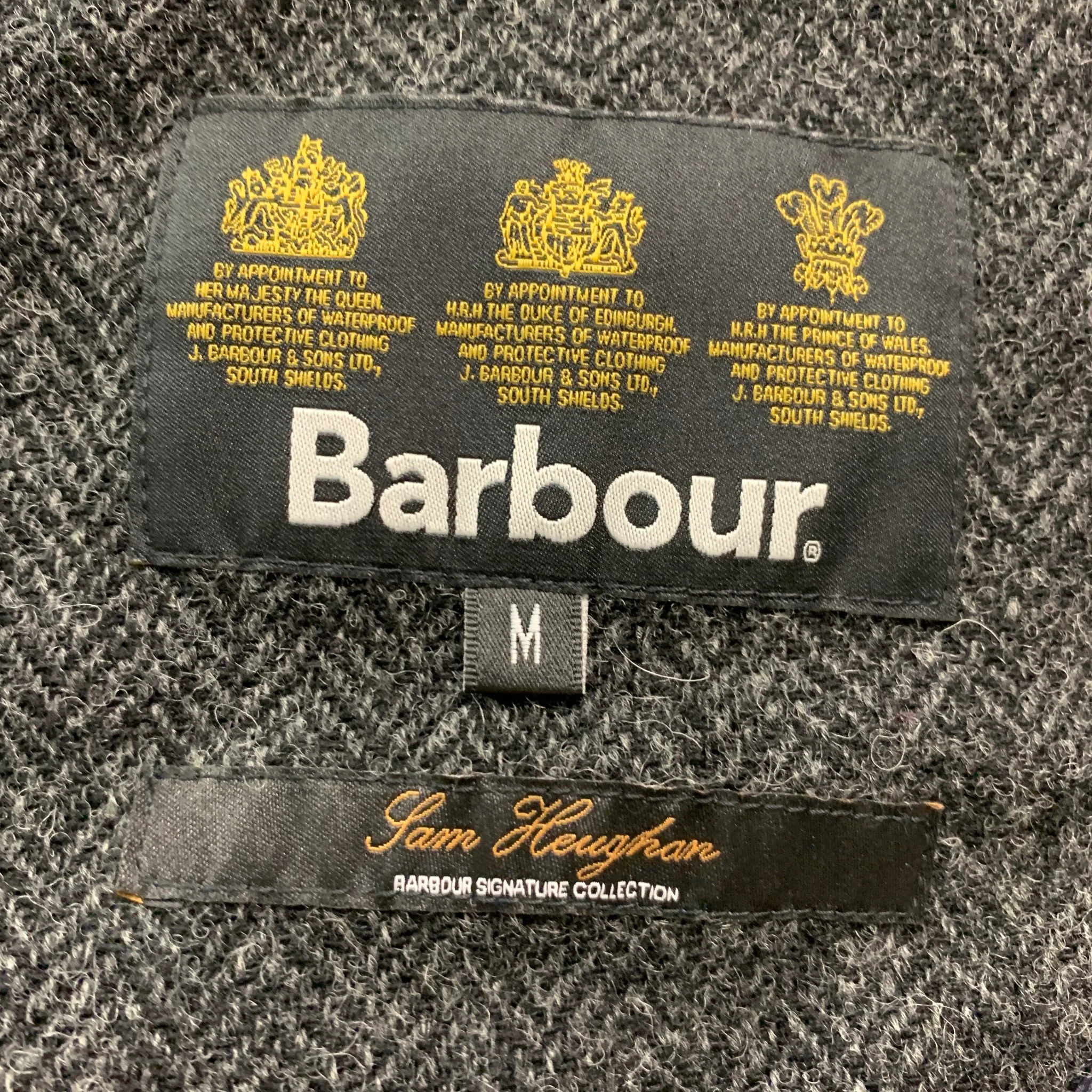 BARBOUR Size M Navy Brown Polyamide Zip Snaps Vest - Image 4