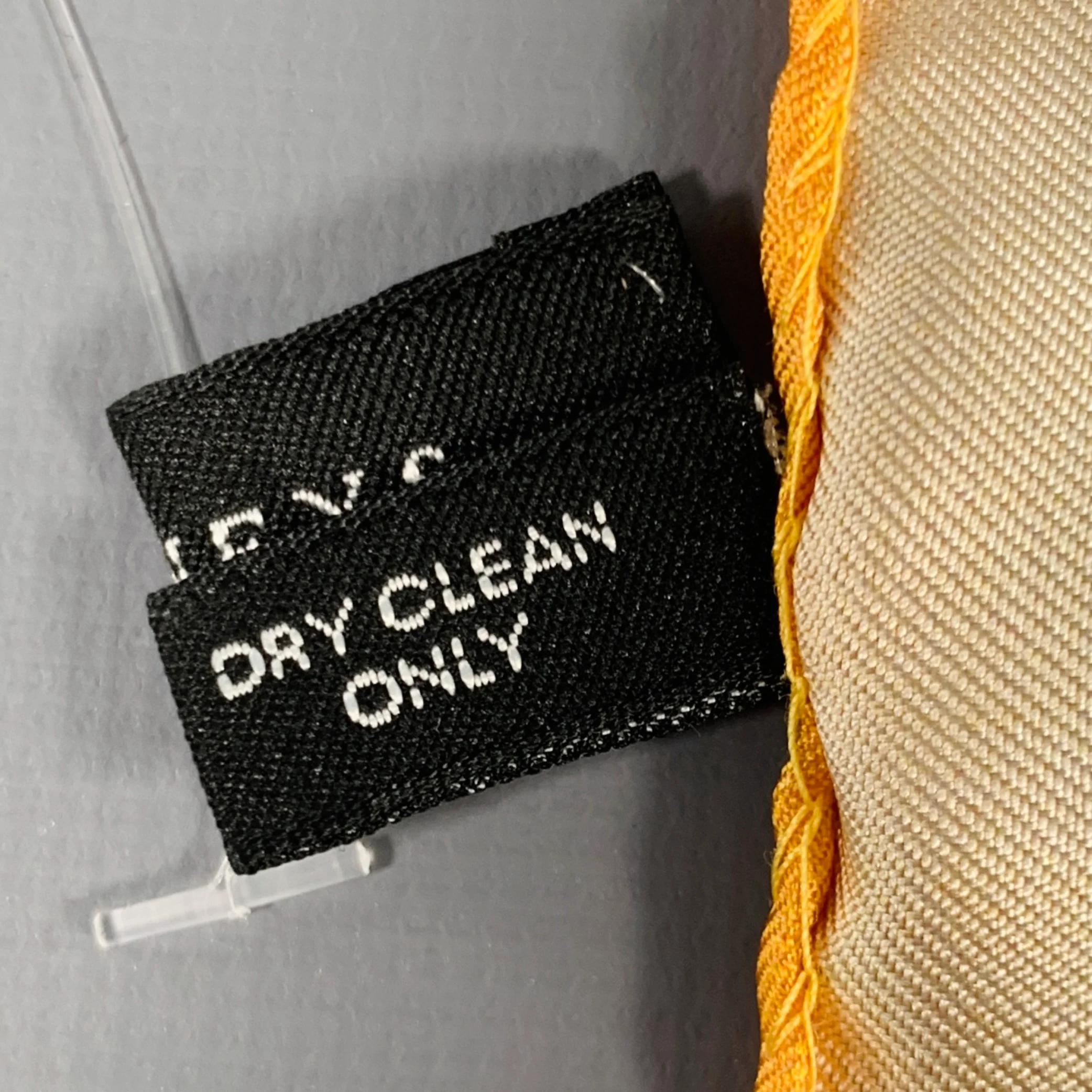 BARNEY'S NEW YORK Navy Yellow Squares Silk Pocket Square - Image 4