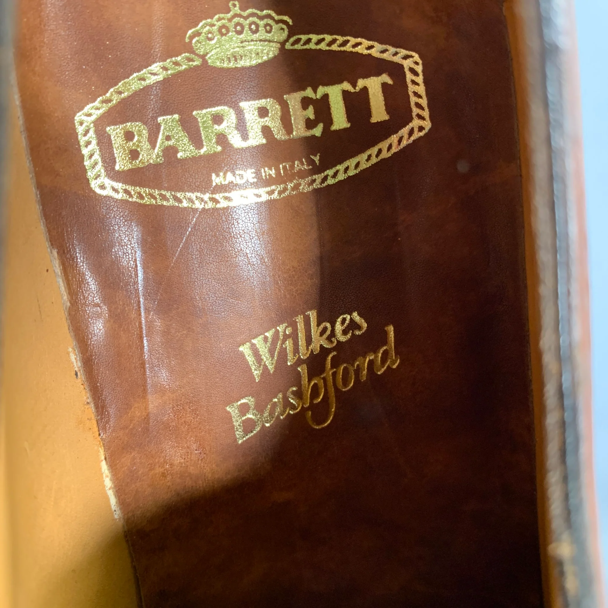 BARRETT Size 9.5 Brown 521062 Leather Brogue Loafers - Image 8