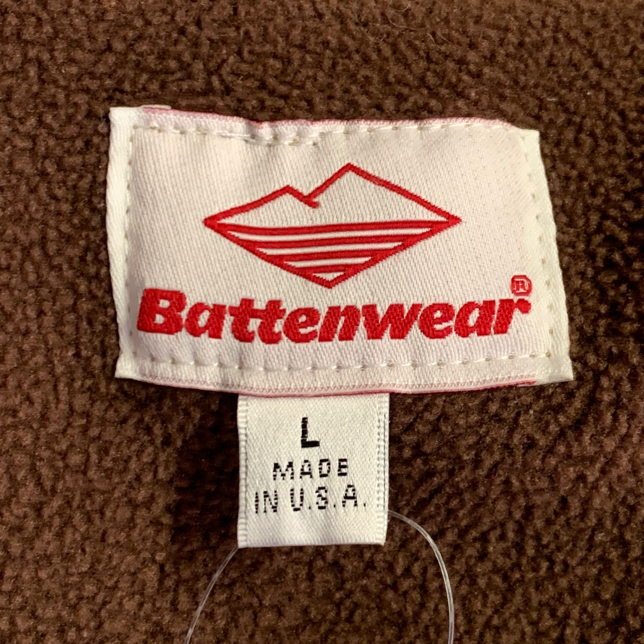 BATTENWEAR Size L Khaki Nylon Snaps Jacket - Image 5