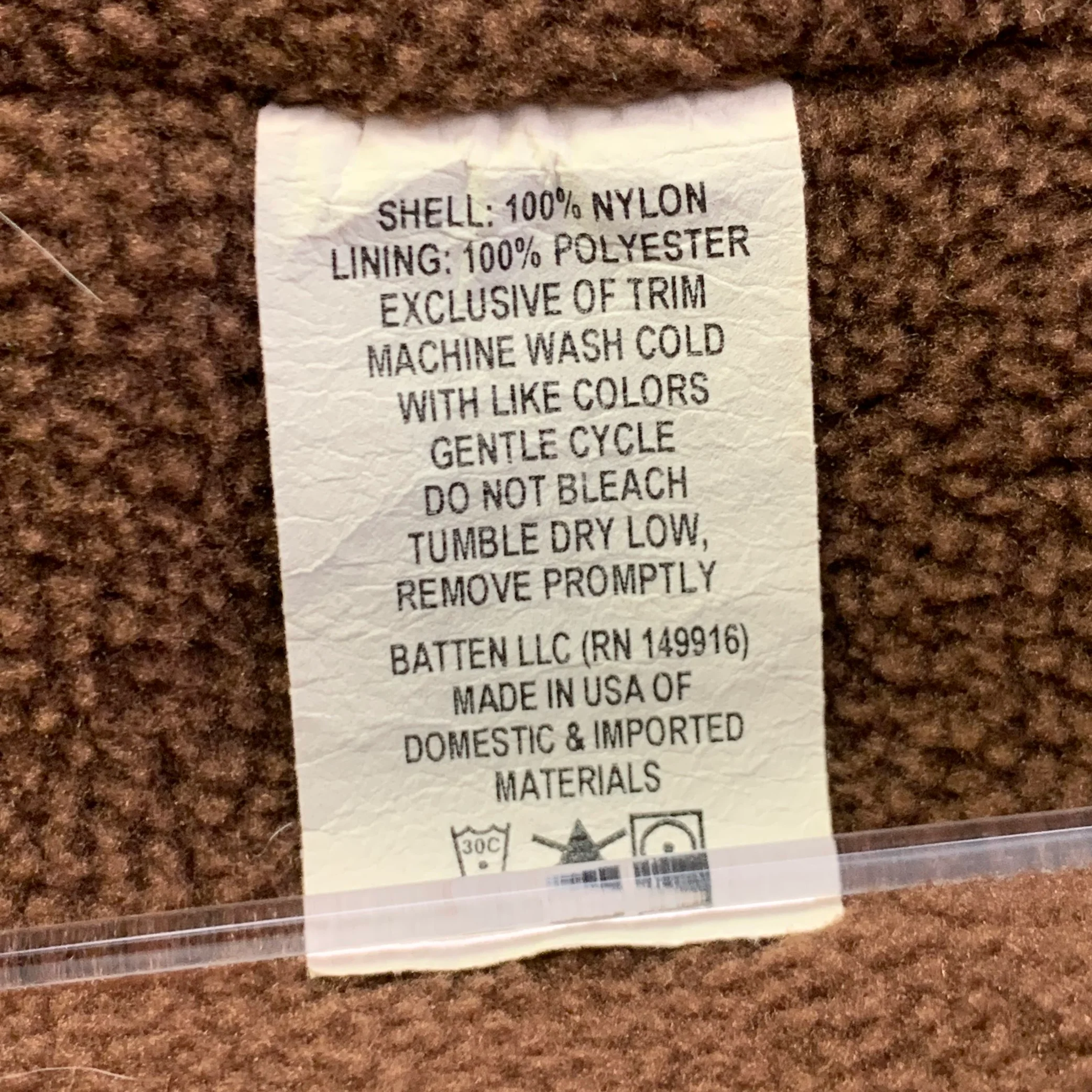BATTENWEAR Size L Khaki Nylon Snaps Jacket - Image 6