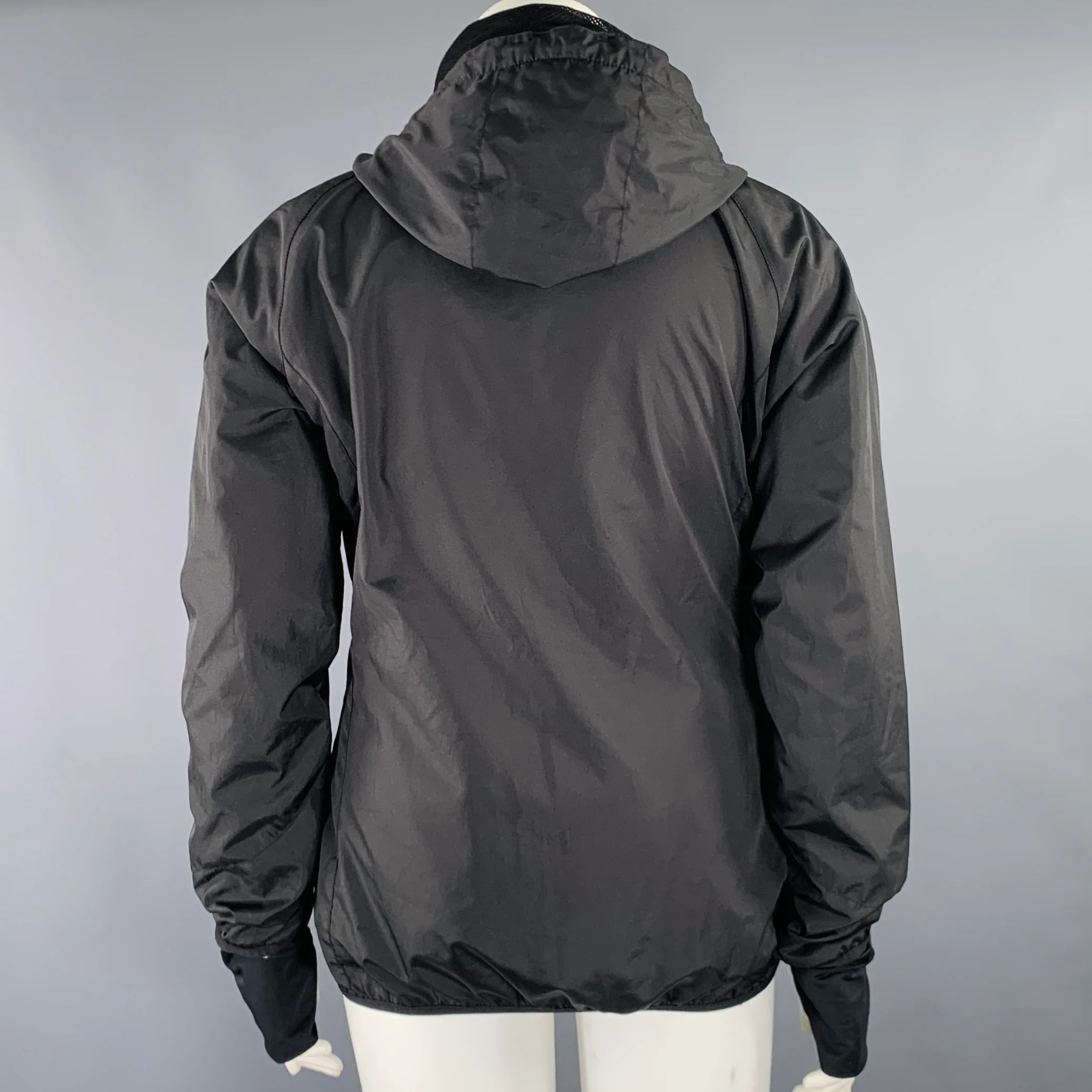 BAUBAX Size L -Airport Jacket- Black Polyester Windbreaker - Image 4
