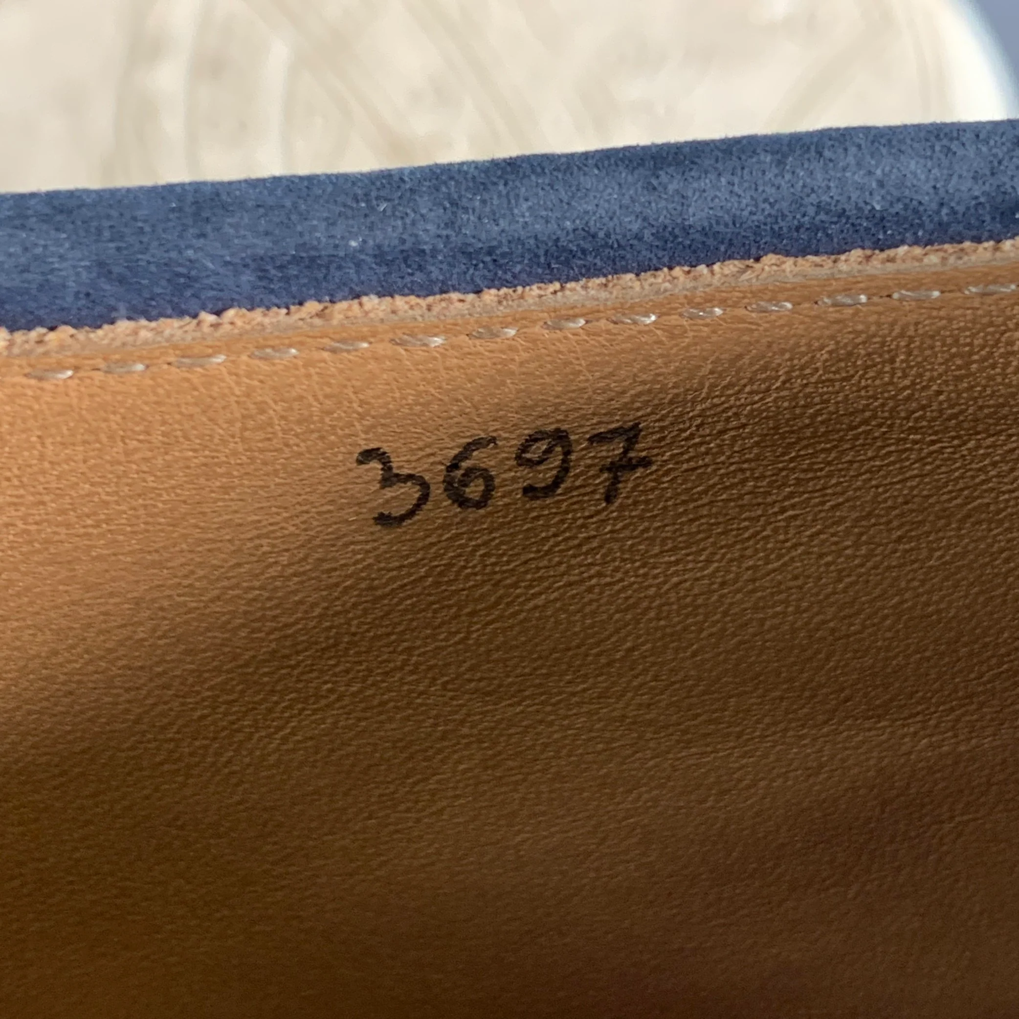 BERLUTI Size 10.5 Blue Suede Ankle Chukka Boots - Image 8