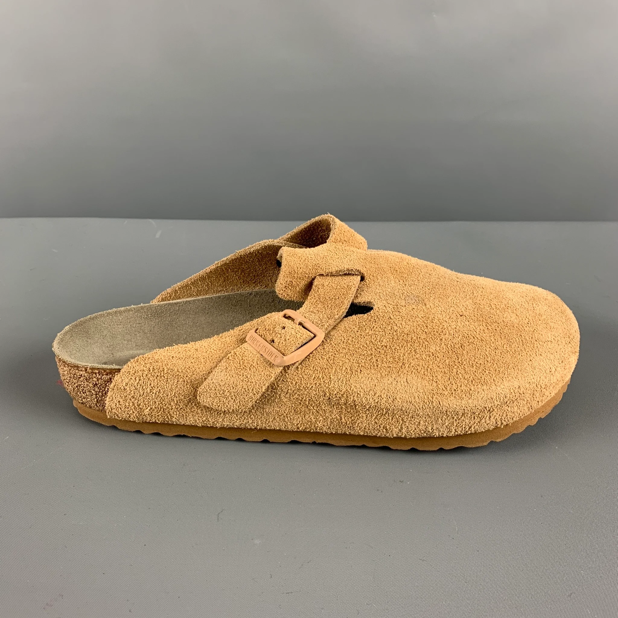 BIRKENSTOCK Size 10 Beige Suede Sandals - Image 2