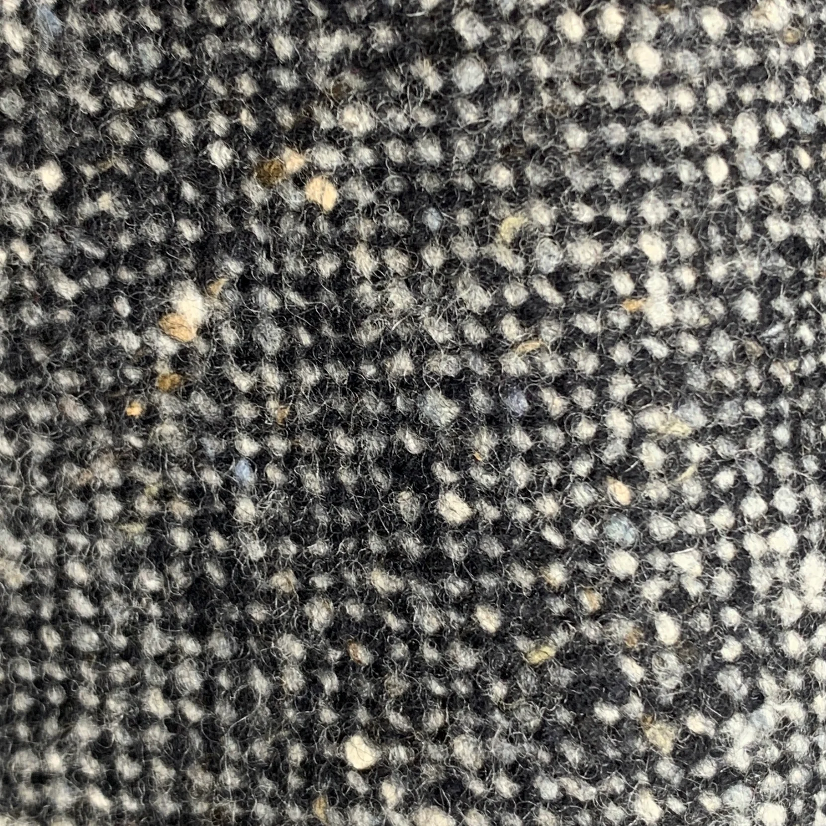 BLACK FLEECE Grey Cream Nailhead Wool Tie - Image 2
