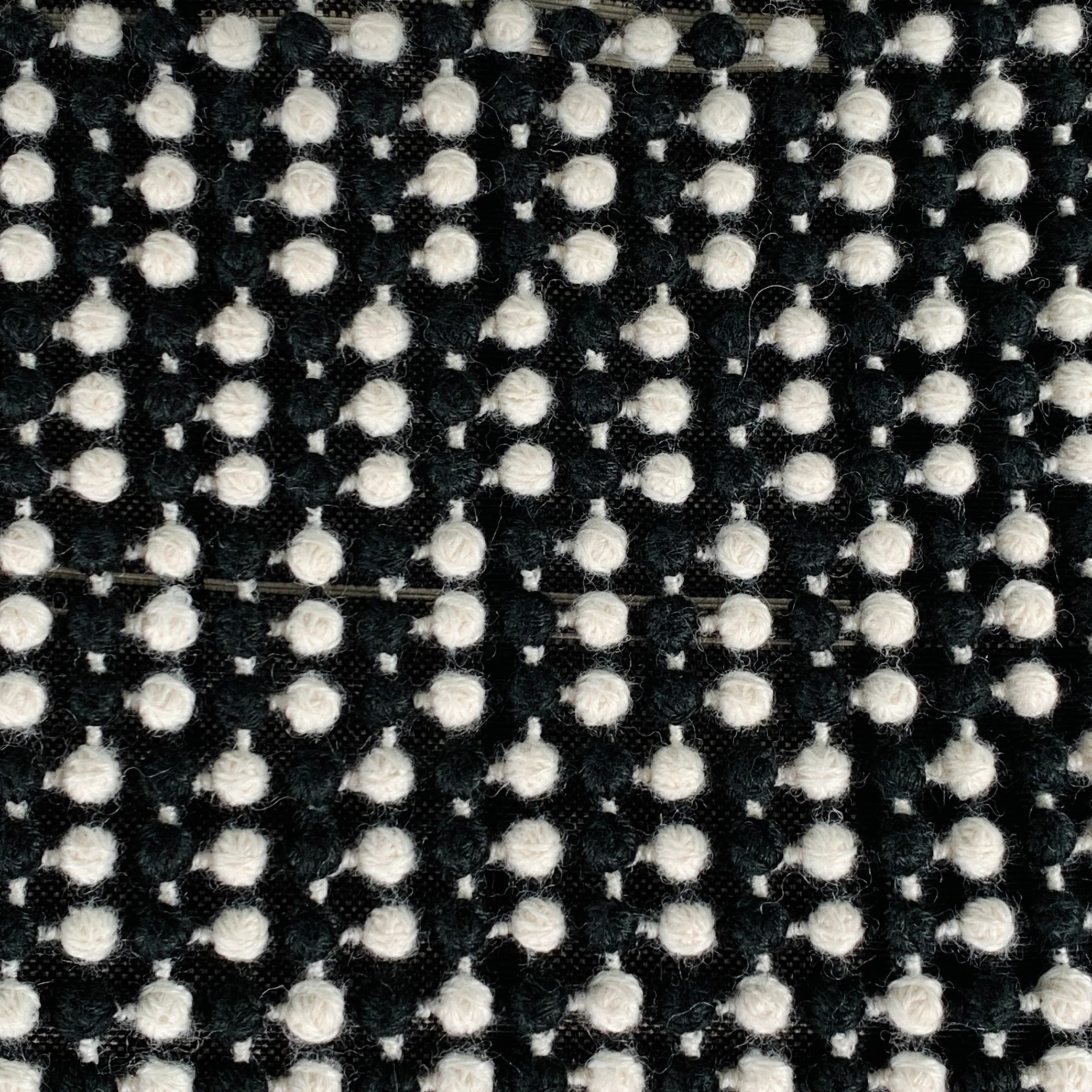 BLACK FLEECE Size M Black White Wool Blend Textured Shift Dress - Image 2