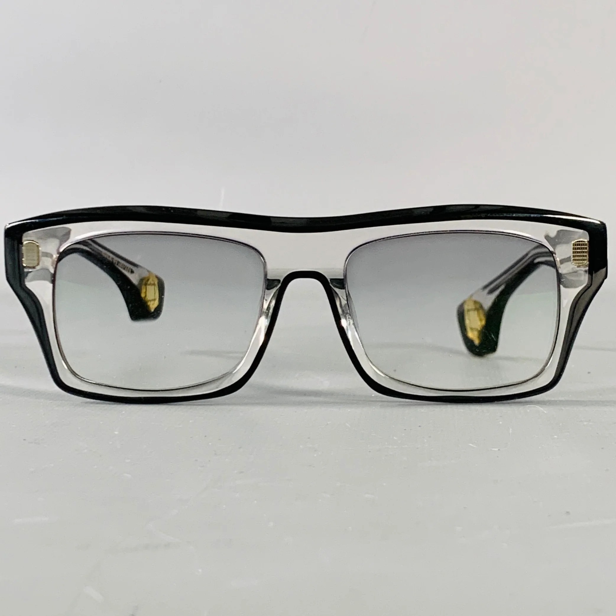 BLAKE KUWAHARA Transparent Black Acetate Sunglasses & Eyewear
