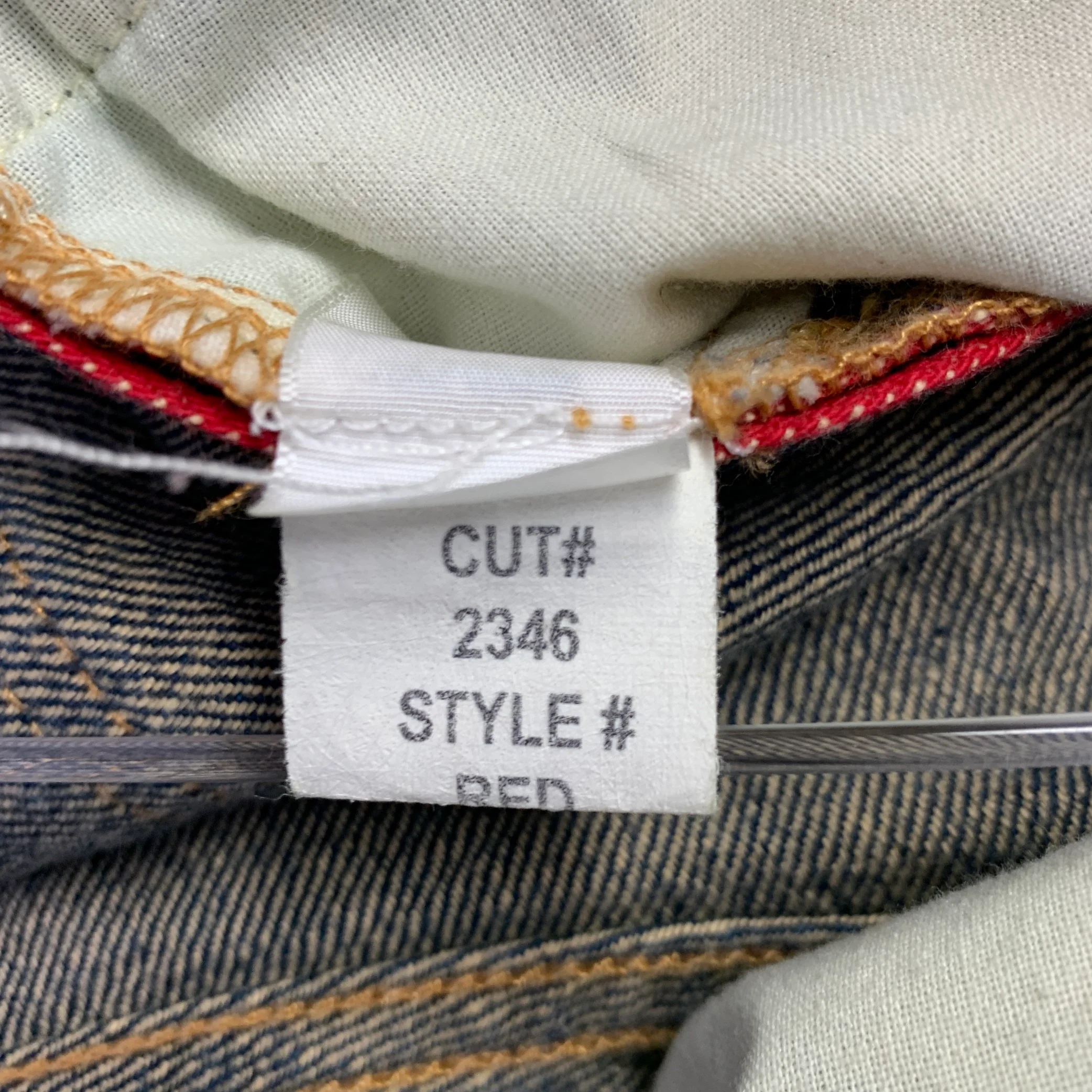BLVCK SCVLE Size 36 Blue Distressed Button Fly Jeans - Image 5