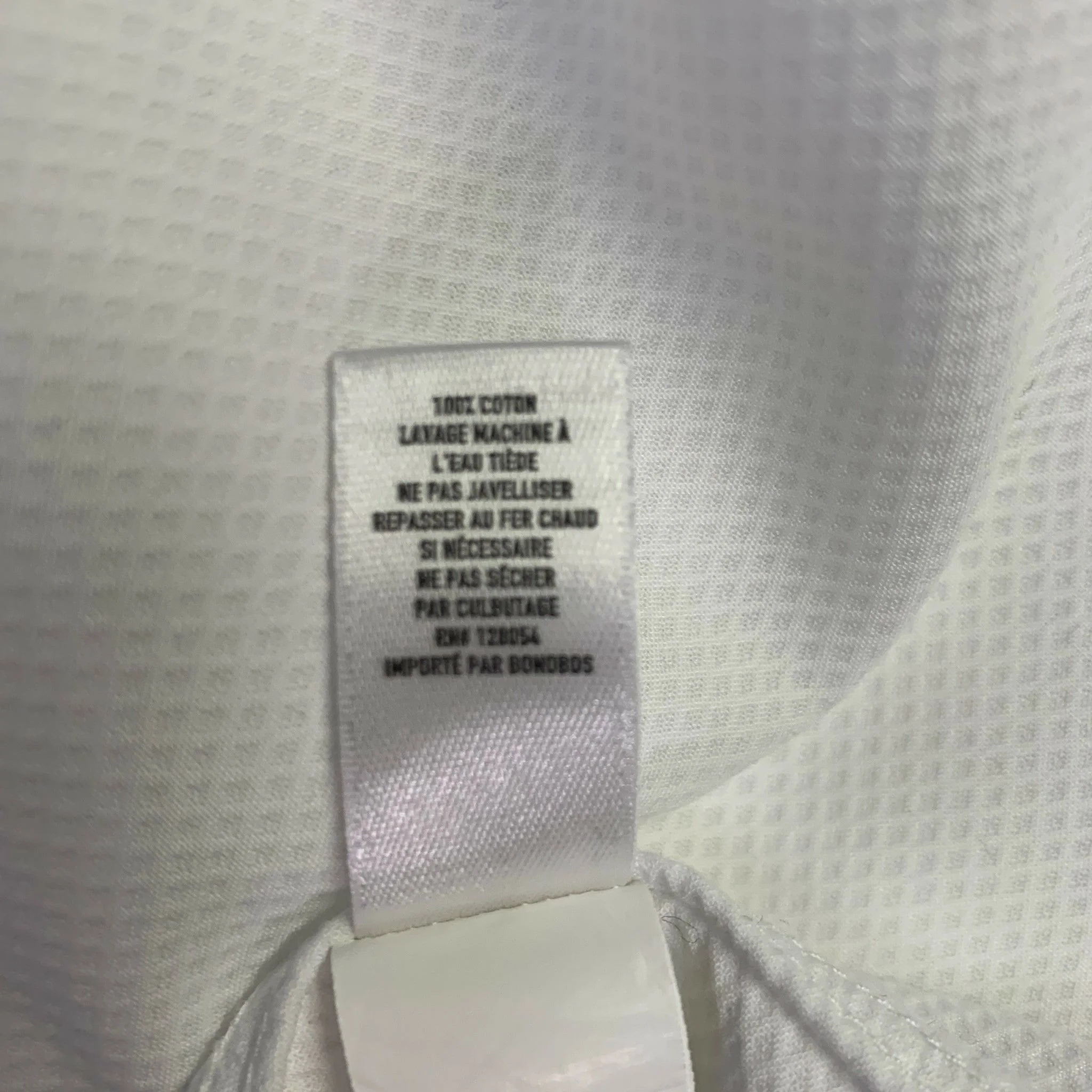 BONOBOS Size L White Cotton Tuxedo Long Sleeve Shirt - Image 5