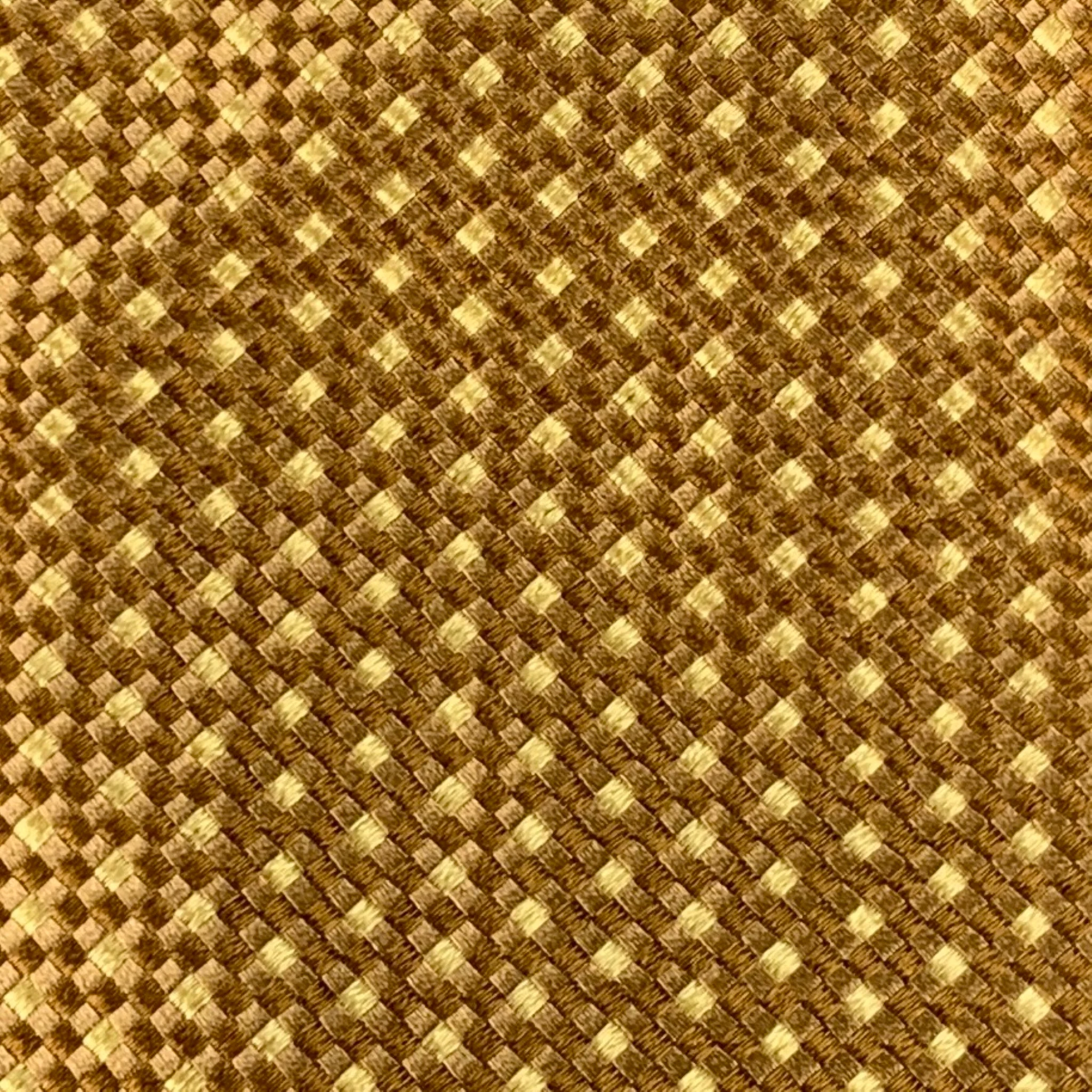 BORRELLI Beige Taupe Checkered Silk Tie - Image 3