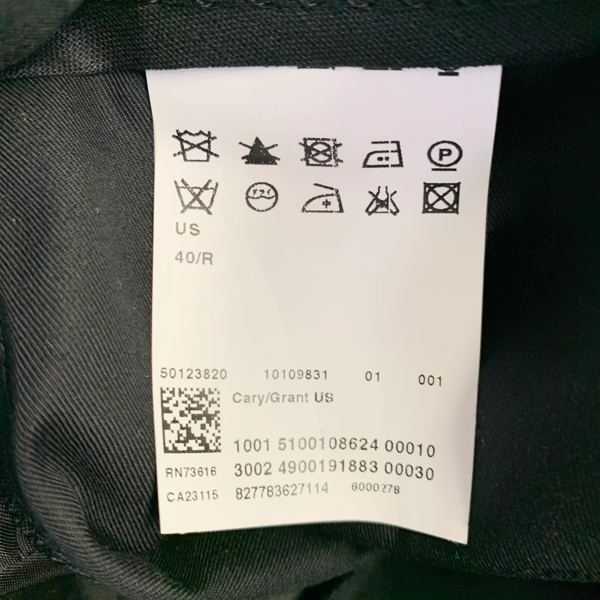 BOSS by HUGO BOSS Size 40 Black Virgin Wool Notch Lapel Tuxedo - Image 12