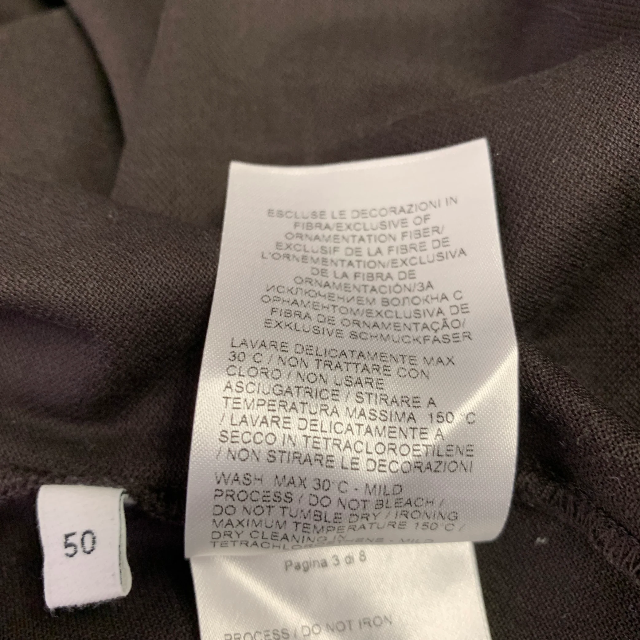 BOTTEGA VENETA Spring 2020 Size M Brown Cotton Buttoned Polo - Image 6