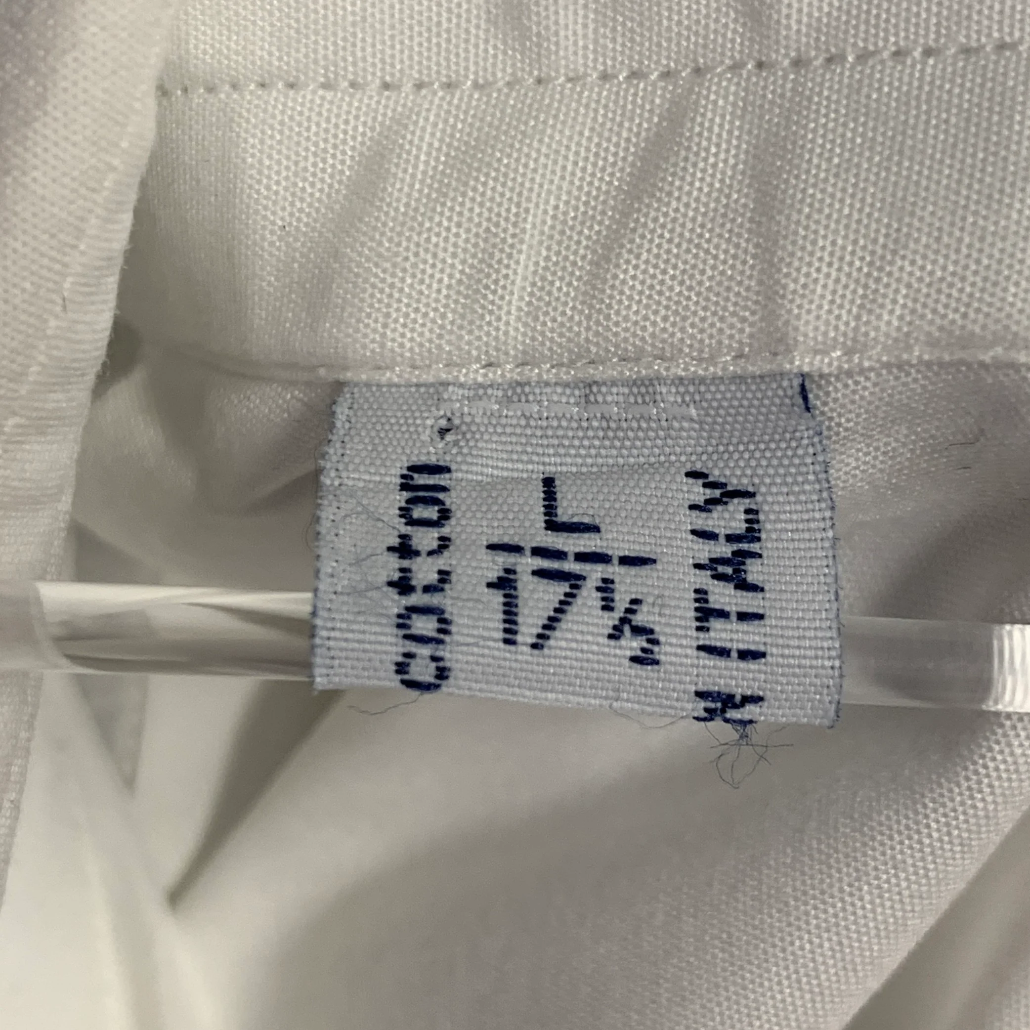 BRIONI Size L White Cotton French Cuff Tuxedo Long Sleeve Shirt - Image 7