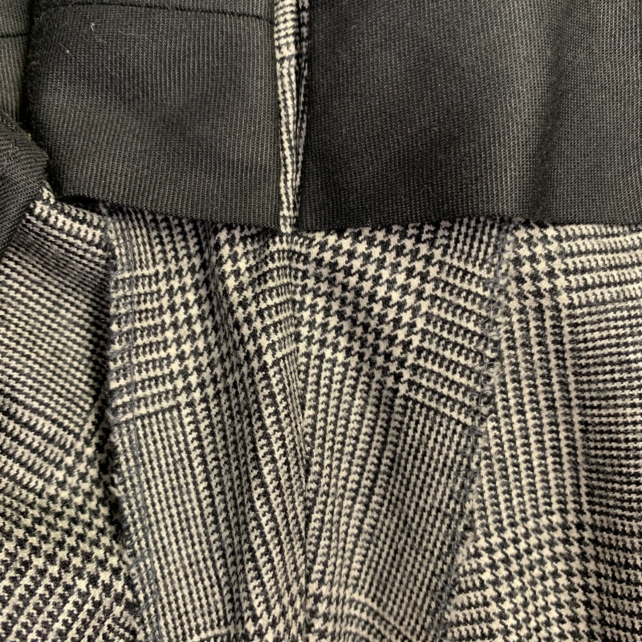 BROOKS BROTHERS Size 42 Black White Glenplaid Wool 3PC Suit - Image 14
