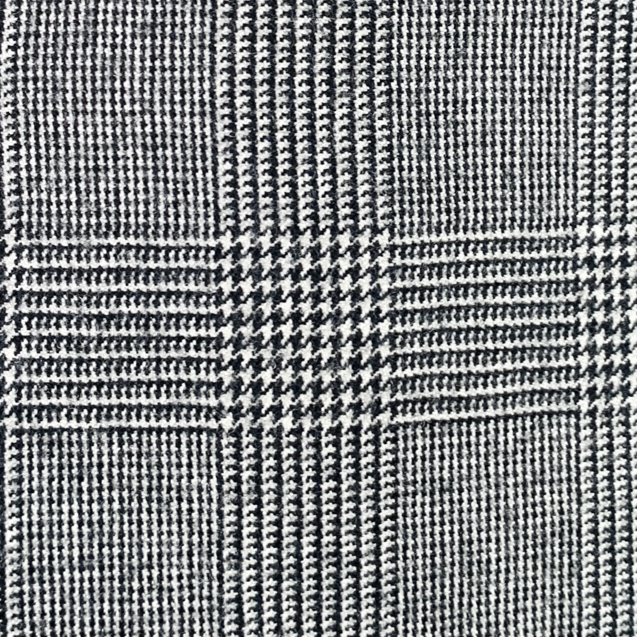 BROOKS BROTHERS Size 42 Black White Glenplaid Wool 3PC Suit - Image 2