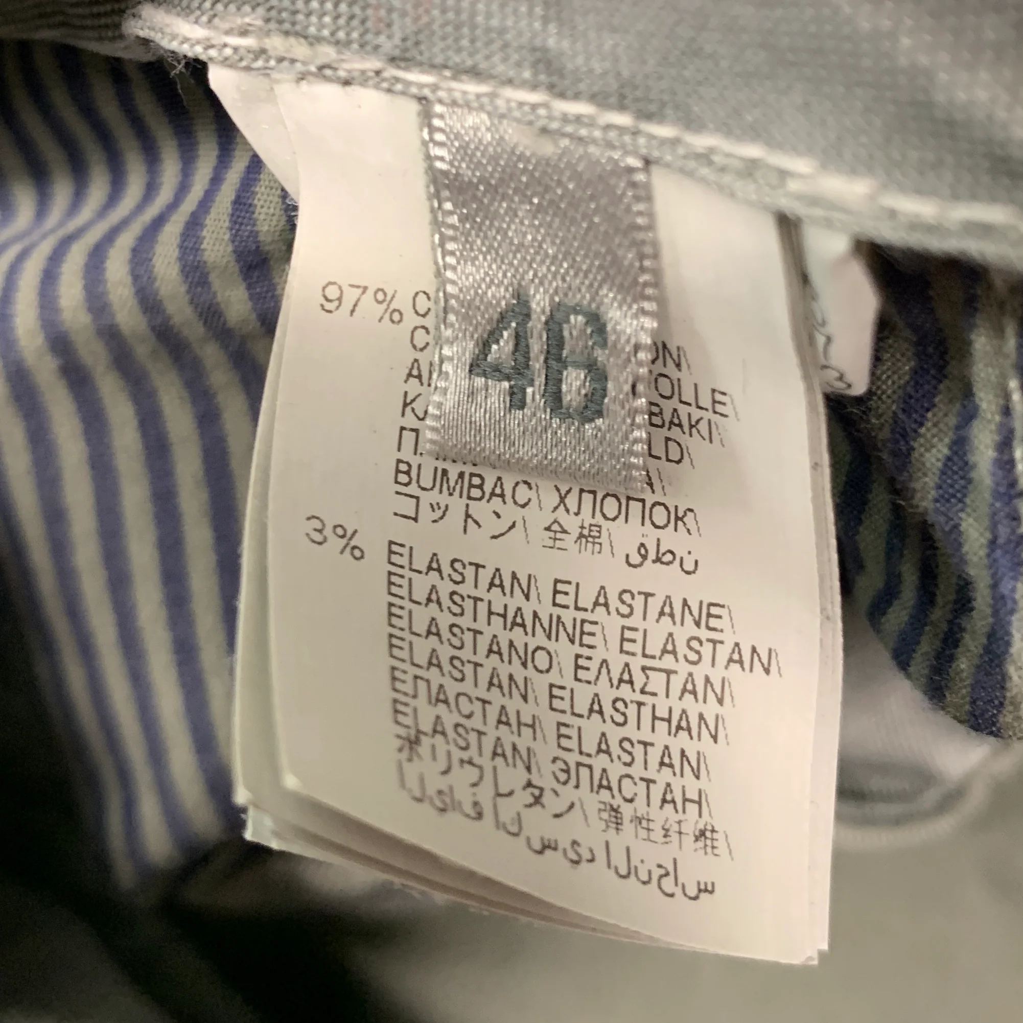 BRUNELLO CUCINELLI Size 30 Khaki Cotton Elastane Cargo Casual Pants - Image 9