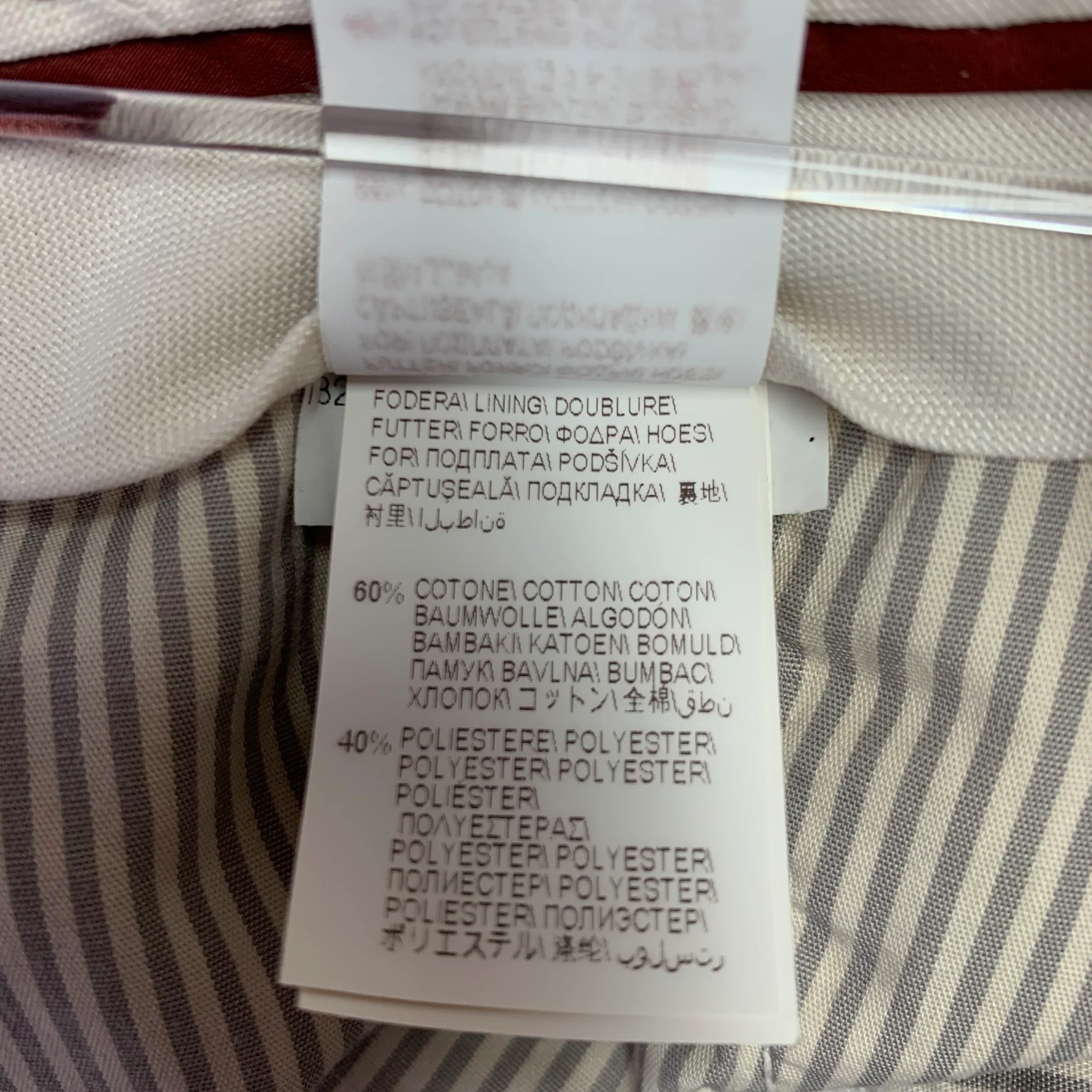 BRUNELLO CUCINELLI Size 36 Beige Stone Cotton Blend Flat Front Casual Pants - Image 9