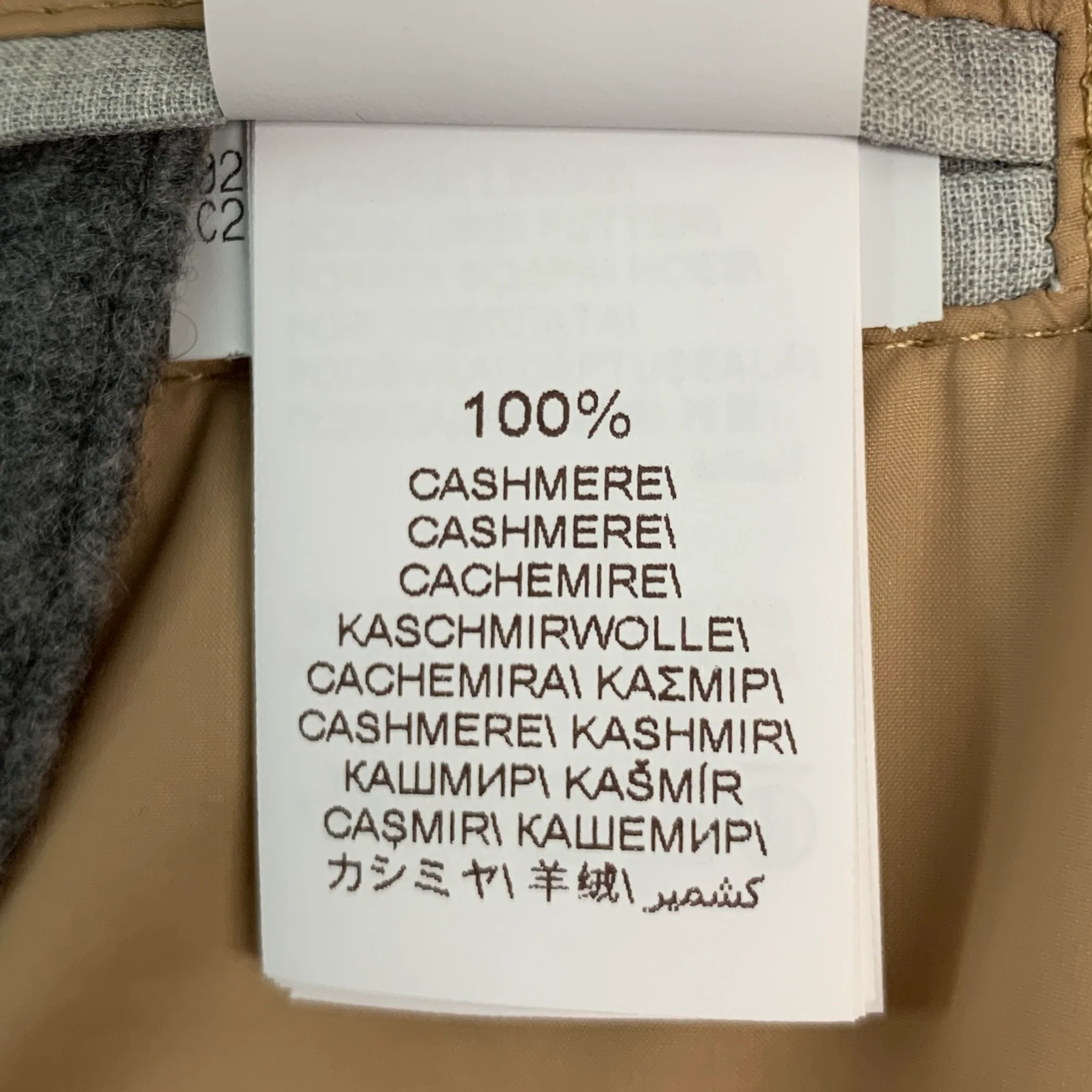 BRUNELLO CUCINELLI Size 46 Grey Cashmere Zip Snaps Jacket - Image 8
