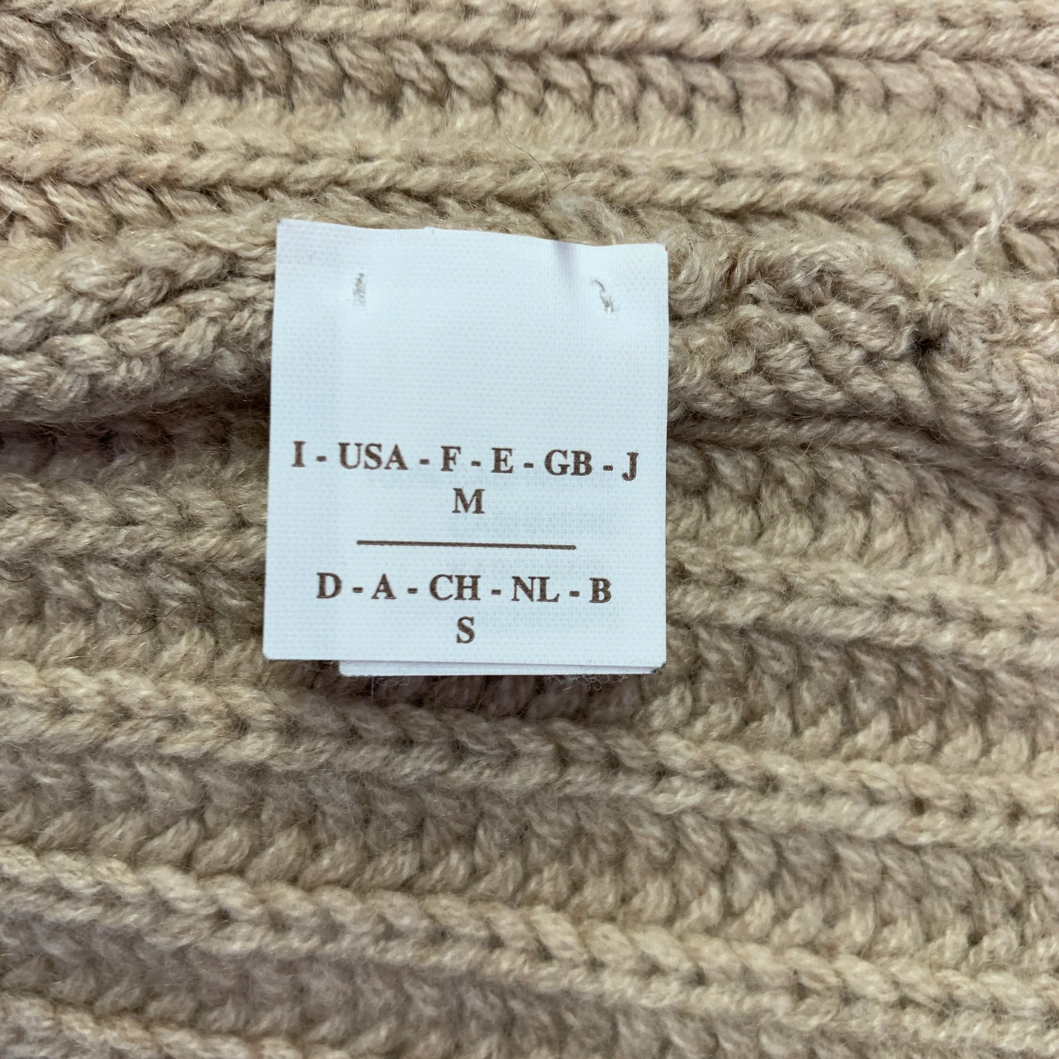 BRUNELLO CUCINELLI Size M Beige Camel Cashmere Wide Sleeves Cardigan - Image 5