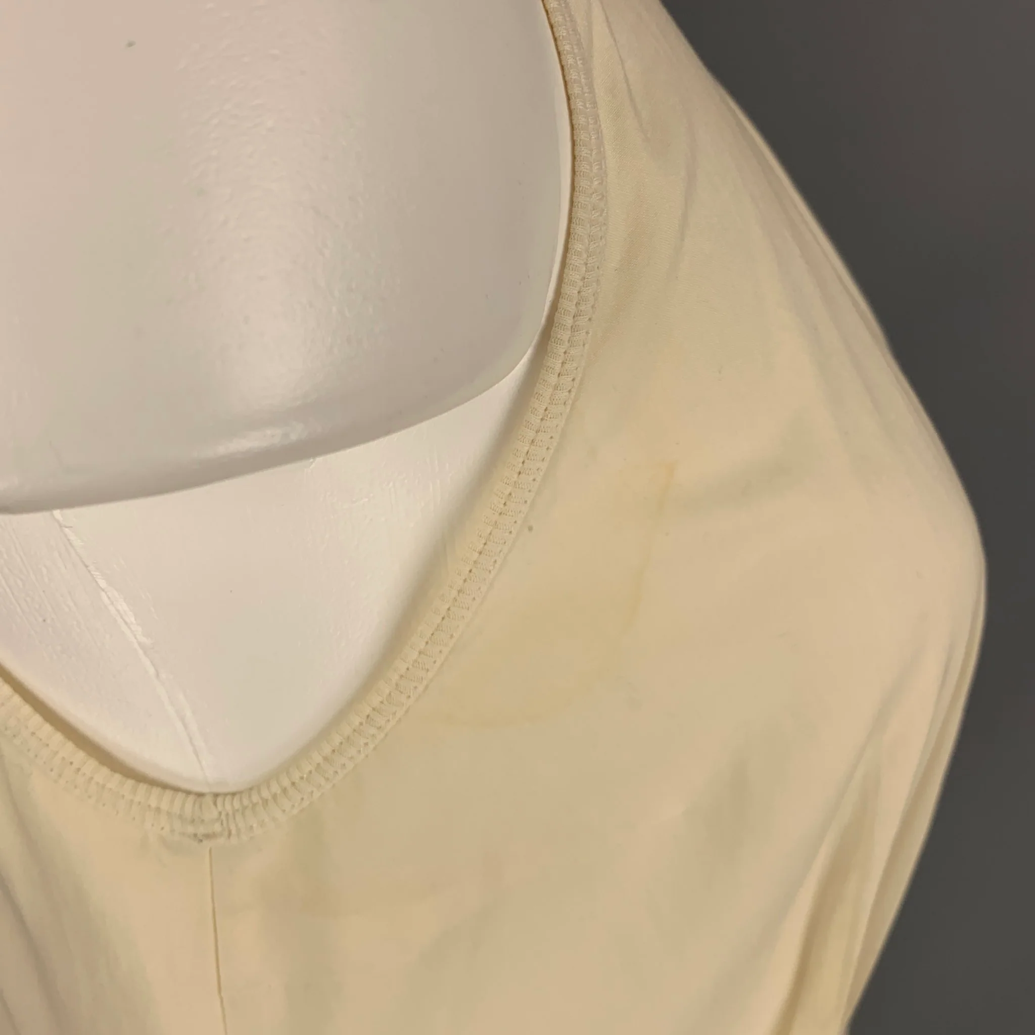 BRUNELLO CUCINELLI Size S Cream Embroidered Tank Casual Top - Image 6