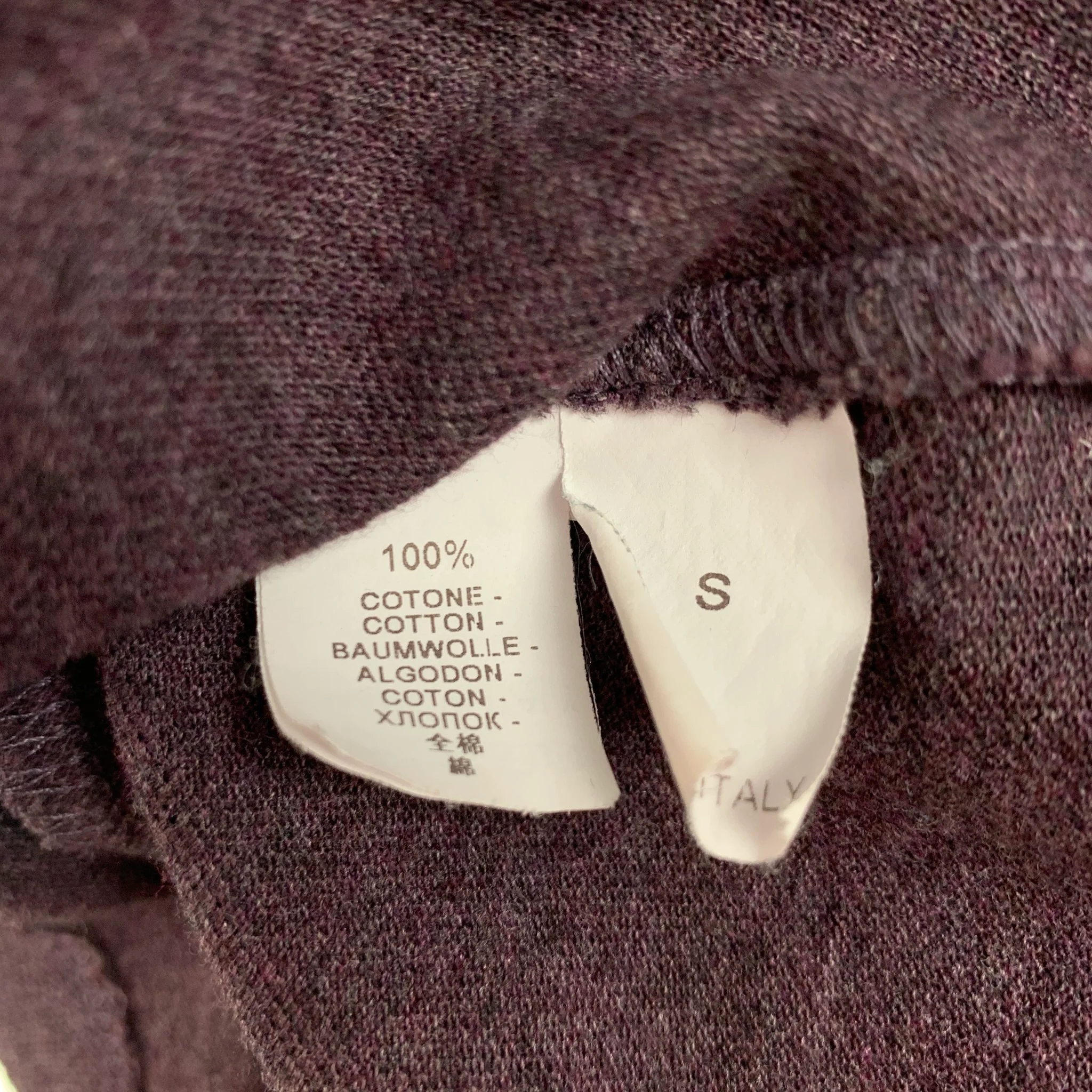 BRUNELLO CUCINELLI Size S Purple Blue Cotton Layered Vest - Image 4