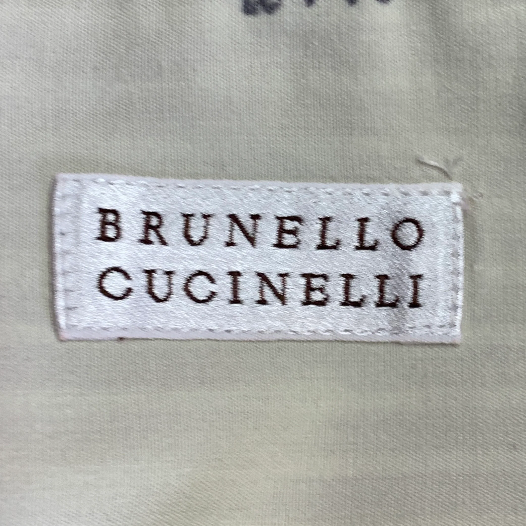BRUNELLO CUCINELLI Size XXL Burgundy White Stripe Cotton Long Sleeve Shirt - Image 5