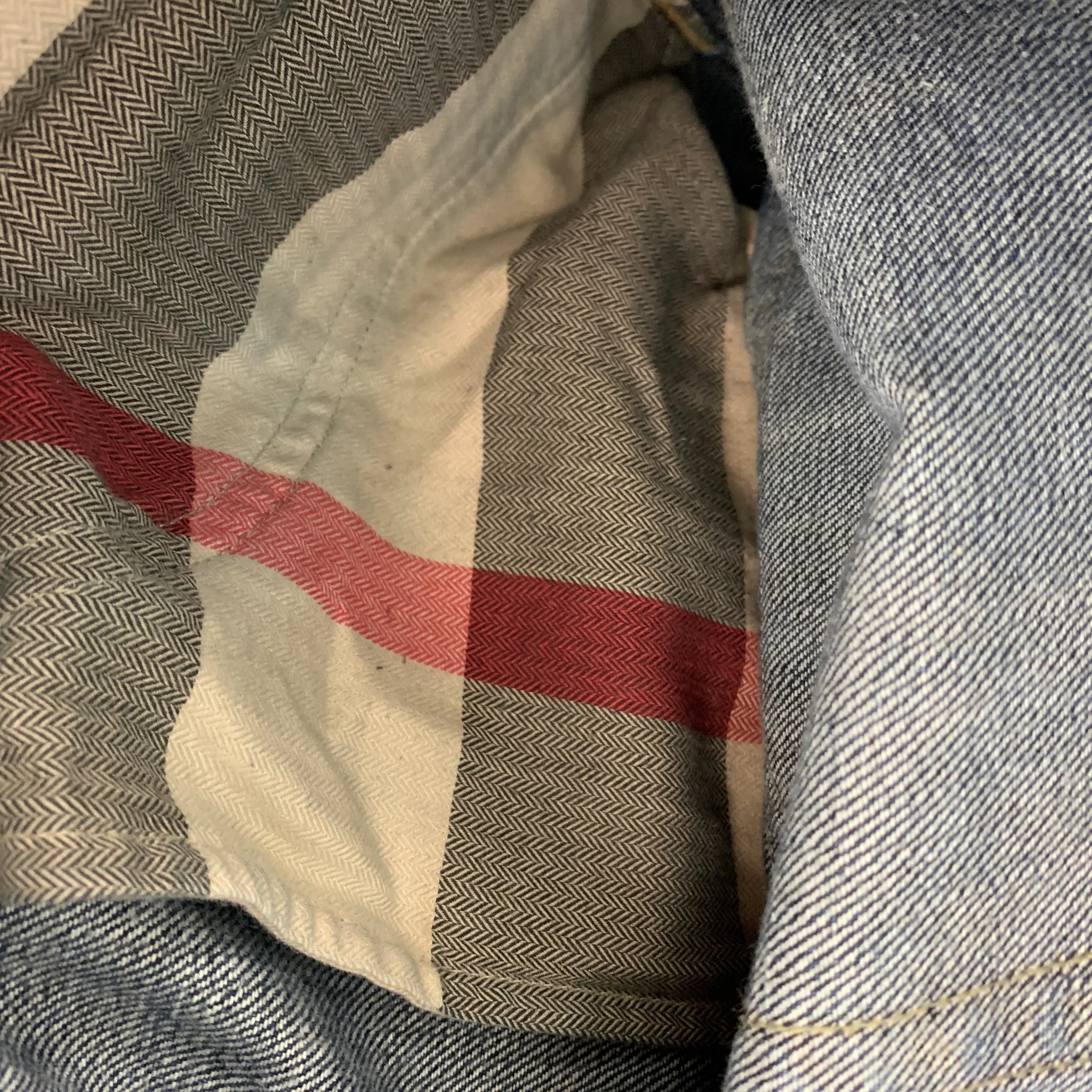 BURBERRY BRIT Size 32 Blue Washed Cotton Slim Jeans - Image 7