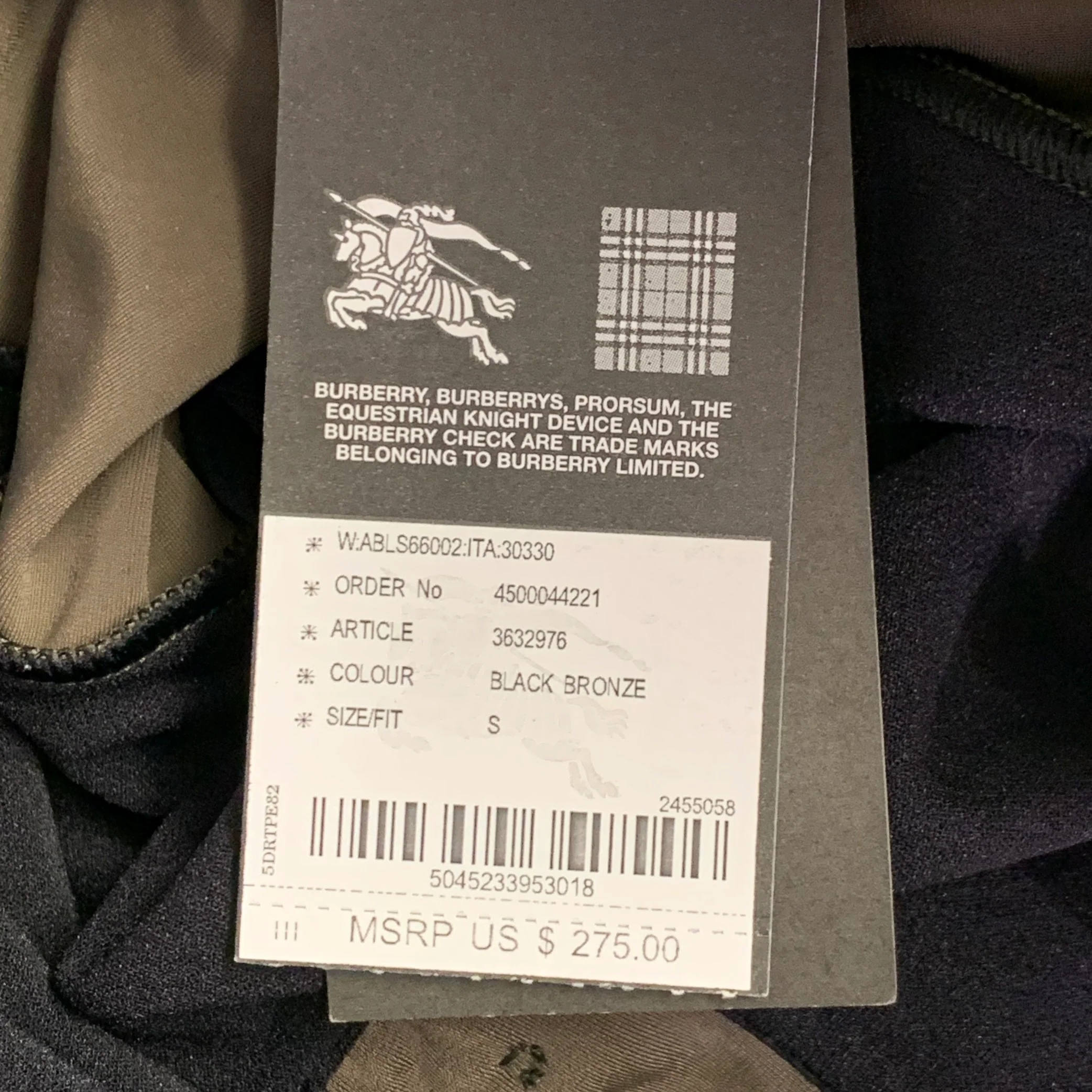 BURBERRY BRIT Size S Brown Beige Polyamide Blend Contrast Trim Swimsuit - Image 8