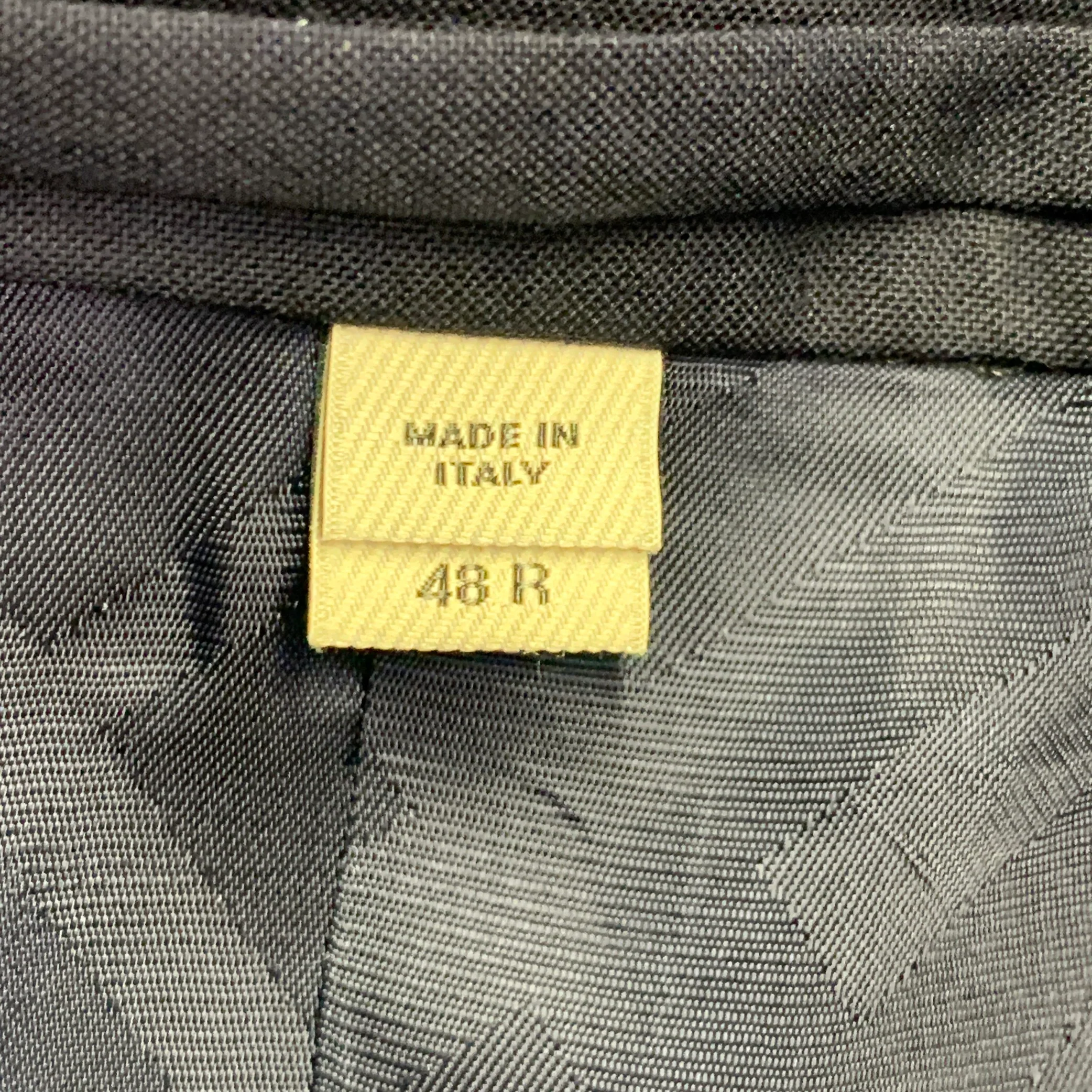 BURBERRY LONDON Size 38 Navy Wool Notch Lapel Flat Front Suit - Image 8