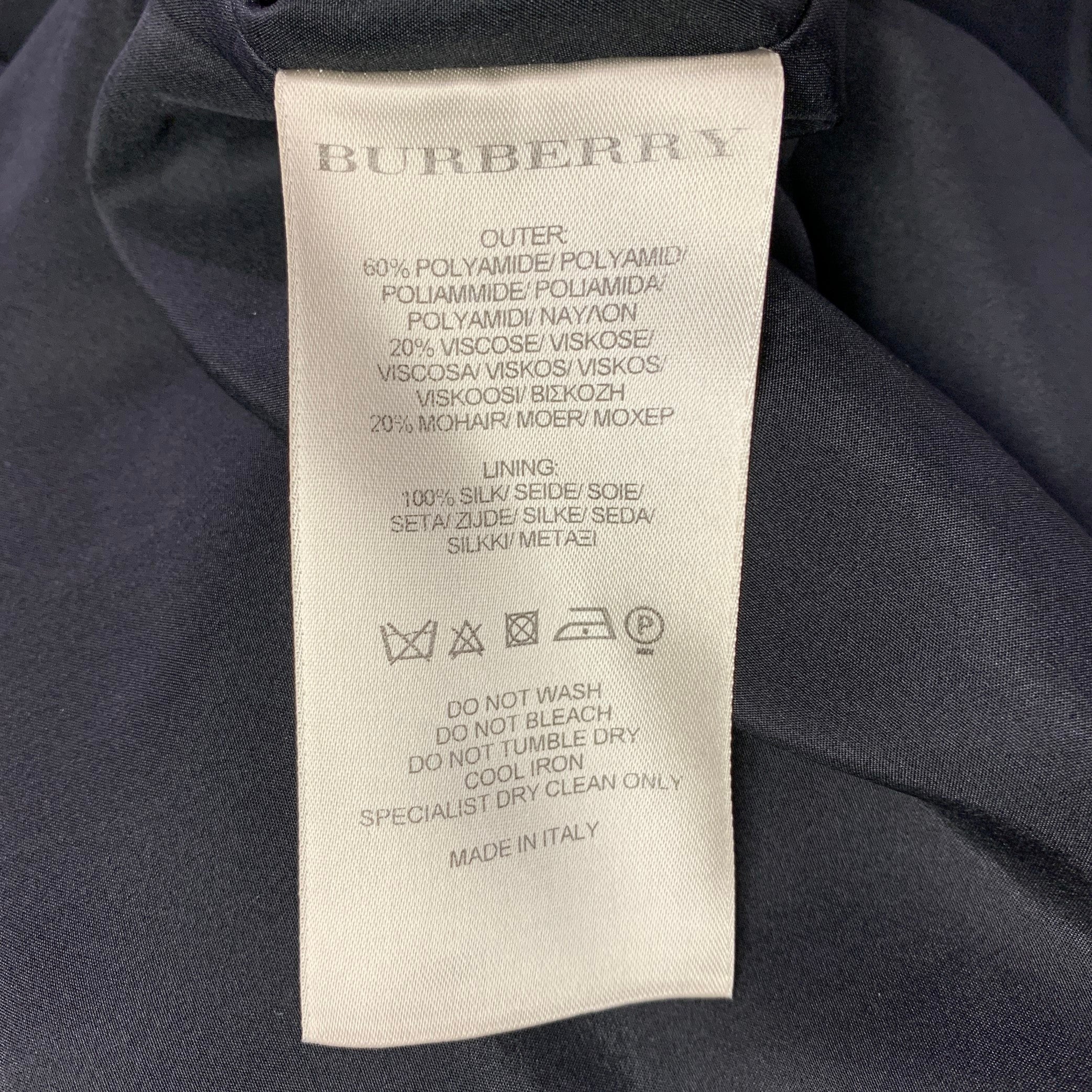 BURBERRY LONDON Size 4 Black Polyamide Blend Floral Sleeveless Cocktail Dress - Image 6