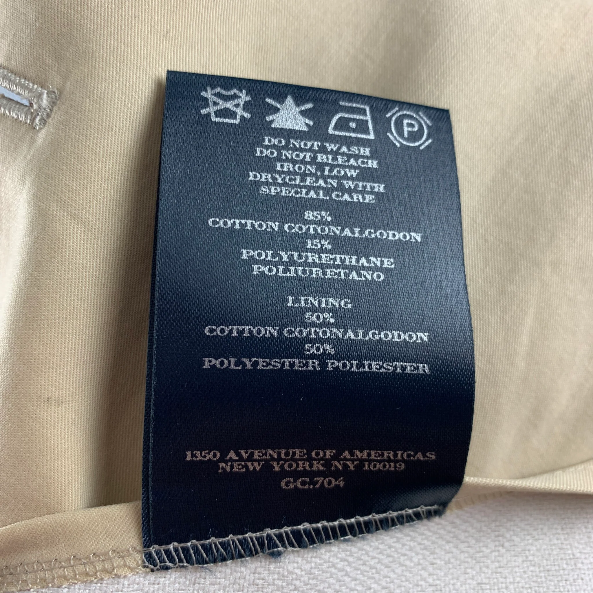 BURBERRY LONDON Size M Khaki Solid Cotton Polyester Trenchcoat - Image 7